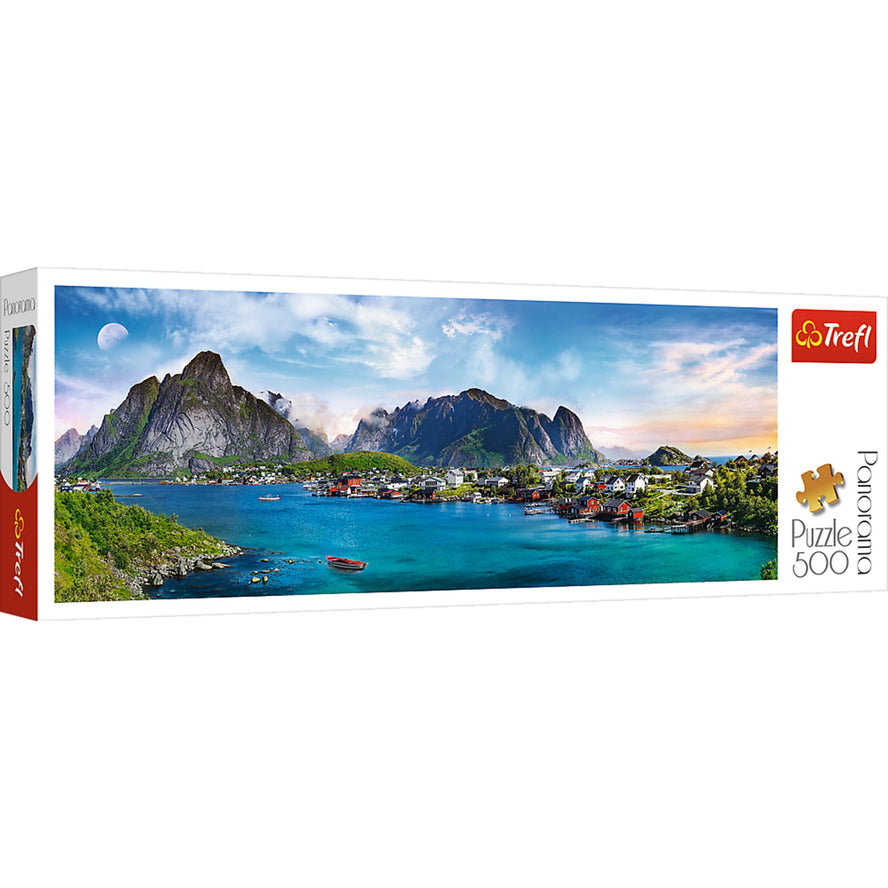 Trefl Red 500 Piece Panorama Puzzle - Lofoten Archipelago, Norway / Fotolia