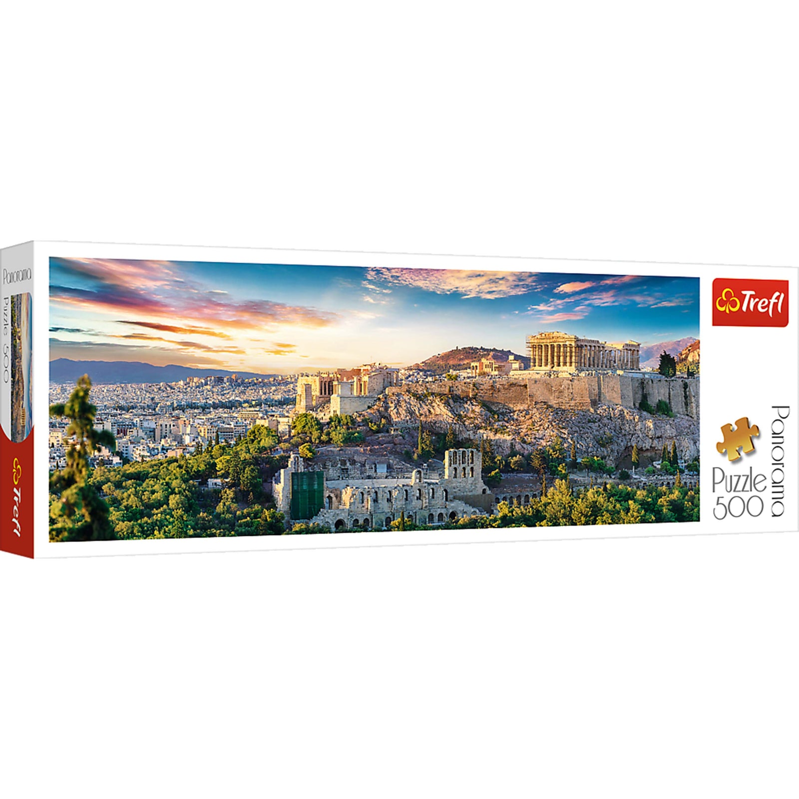 Trefl Red 500 Piece Panorama Puzzle - Acropolis, Athens / Fotolia