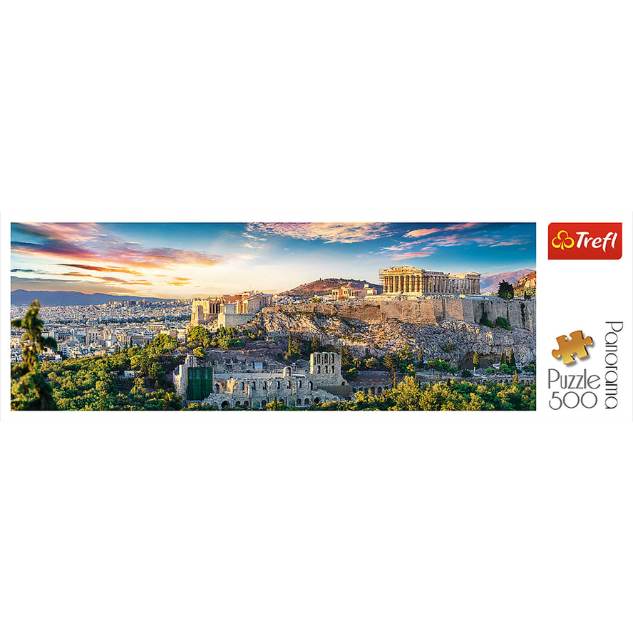 Trefl Red 500 Piece Panorama Puzzle - Acropolis, Athens / Fotolia