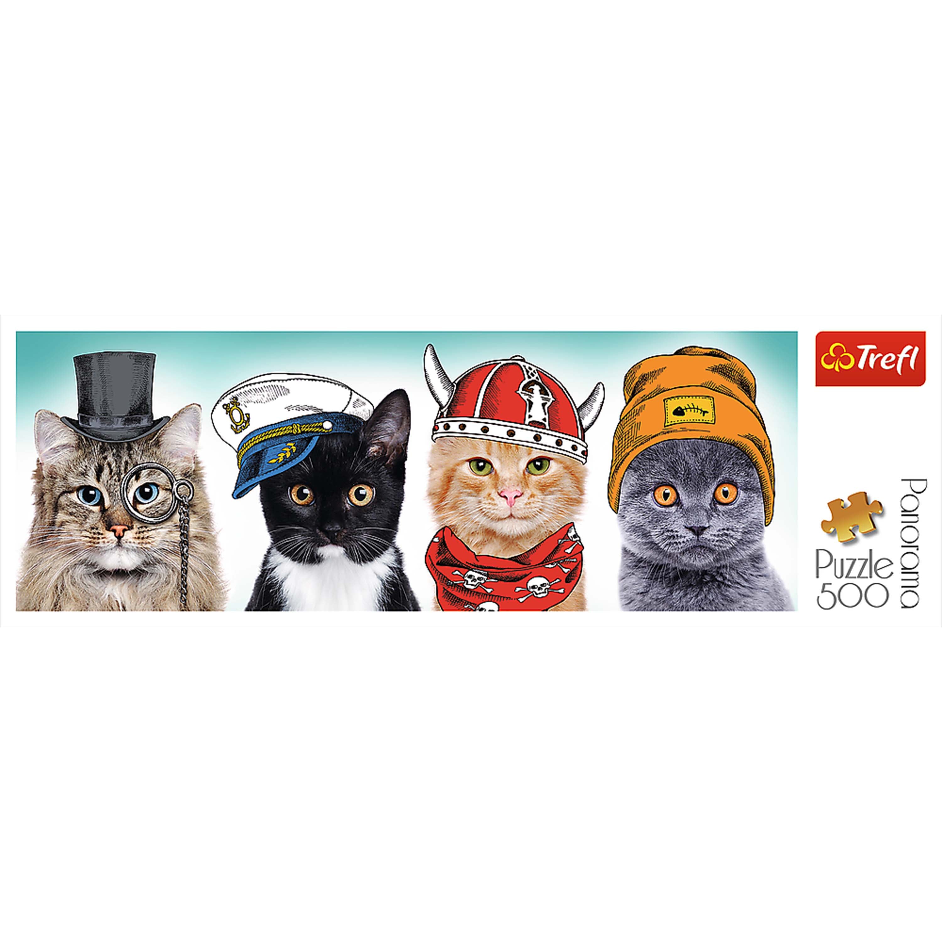 Trefl Red 500 Piece Panorama Puzzle - Fluffy team / Fotolia