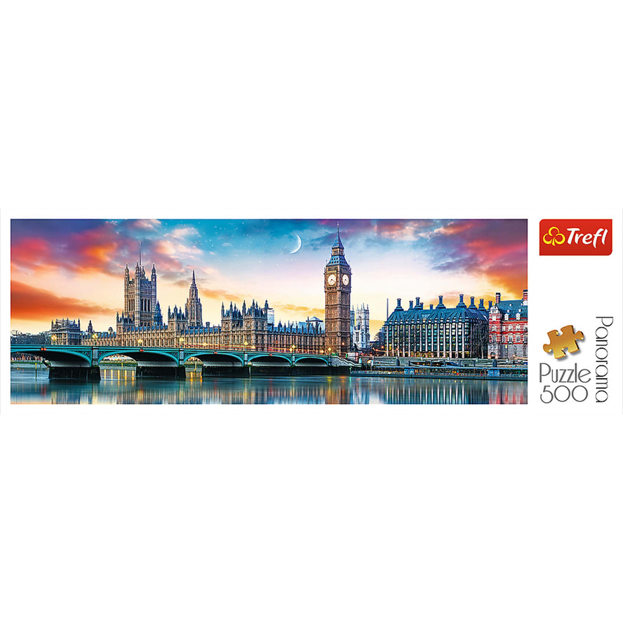 Trefl Red 500 Piece Panorama Puzzle - Big Ben and Palace of Westminster, London / Fotolia