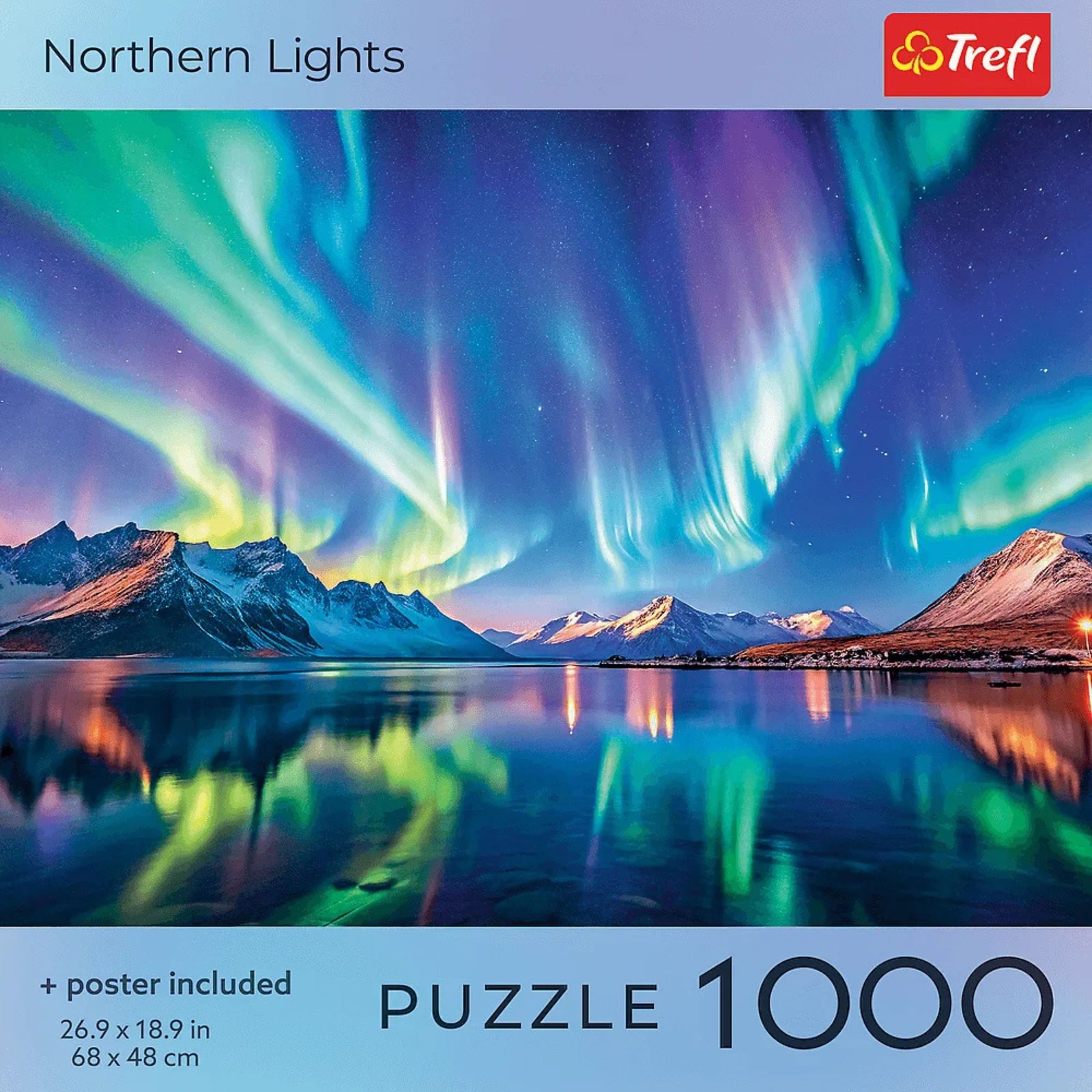 Trefl Red Northern Lights 1000 Piece Puzzle