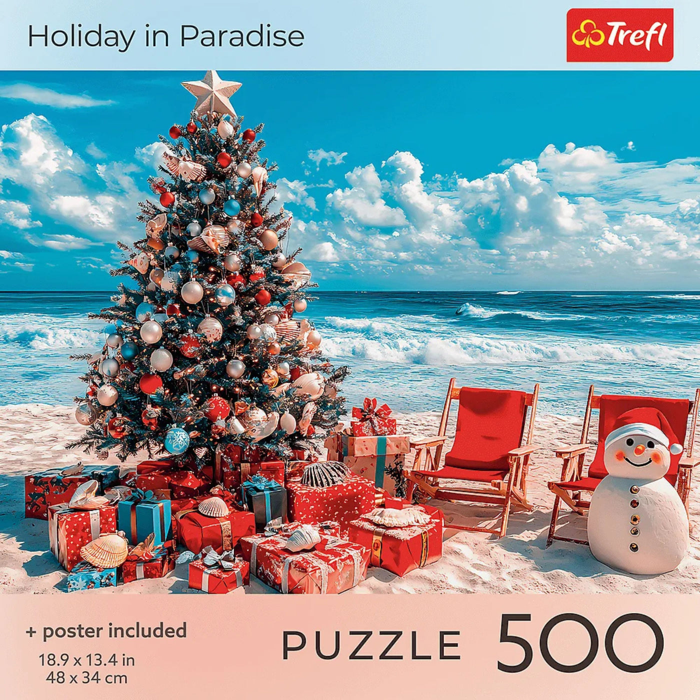 Trefl Red Holiday in Paradise 500 Piece Puzzle