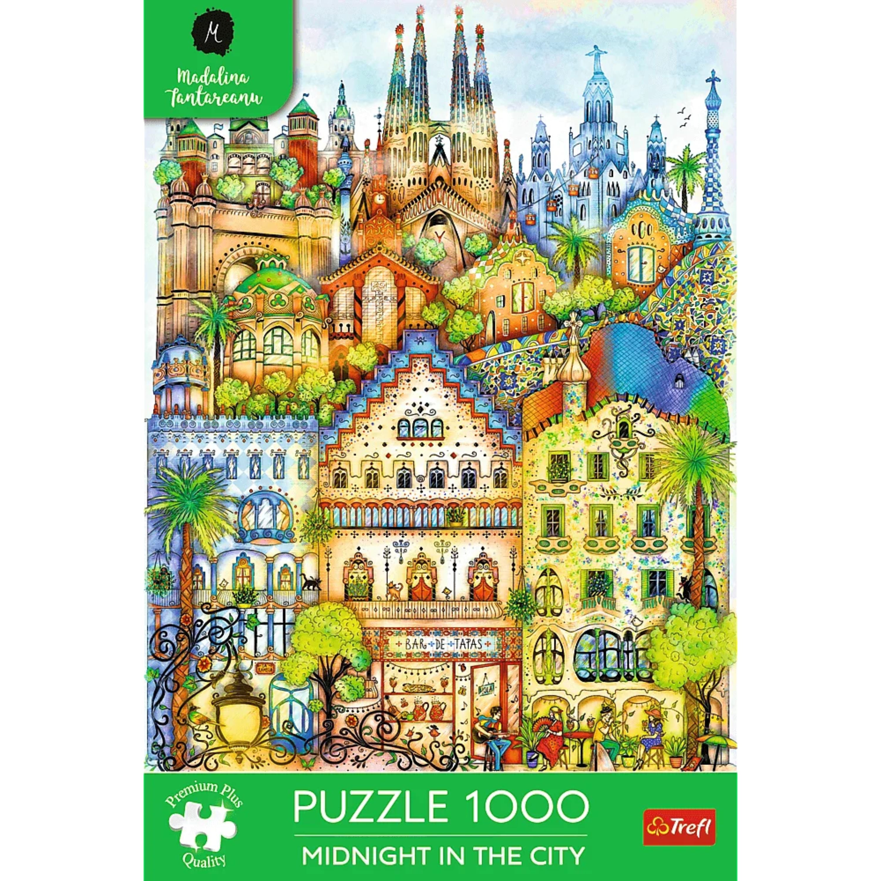 Trefl Premium Plus Midnight in Barcelona 1000 Piece Puzzle