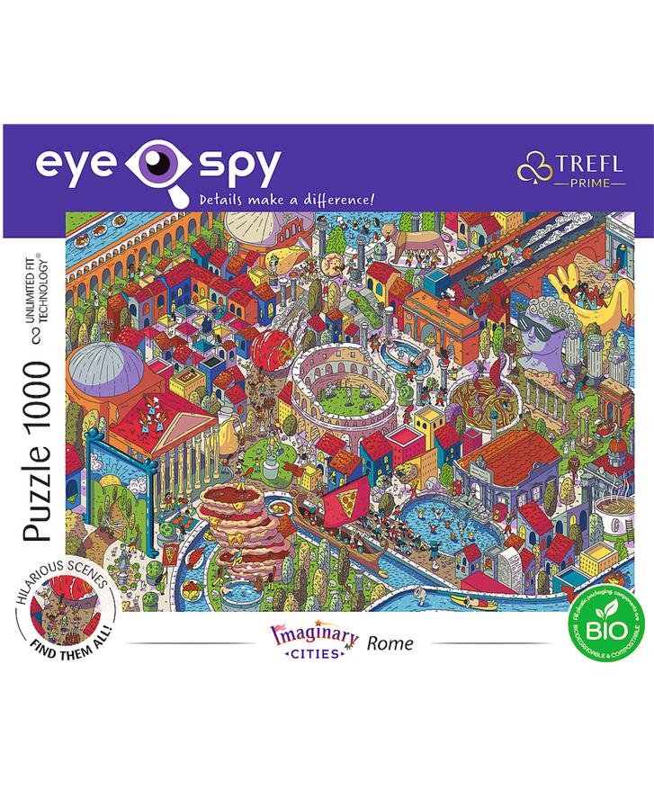 Trefl Prime Eye Spy 1000 Piece Puzzle - Imaginary Cities: Rome