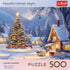 Trefl Red Seasons Greetings Peaceful Winter Night 500 Piece Puzzle
