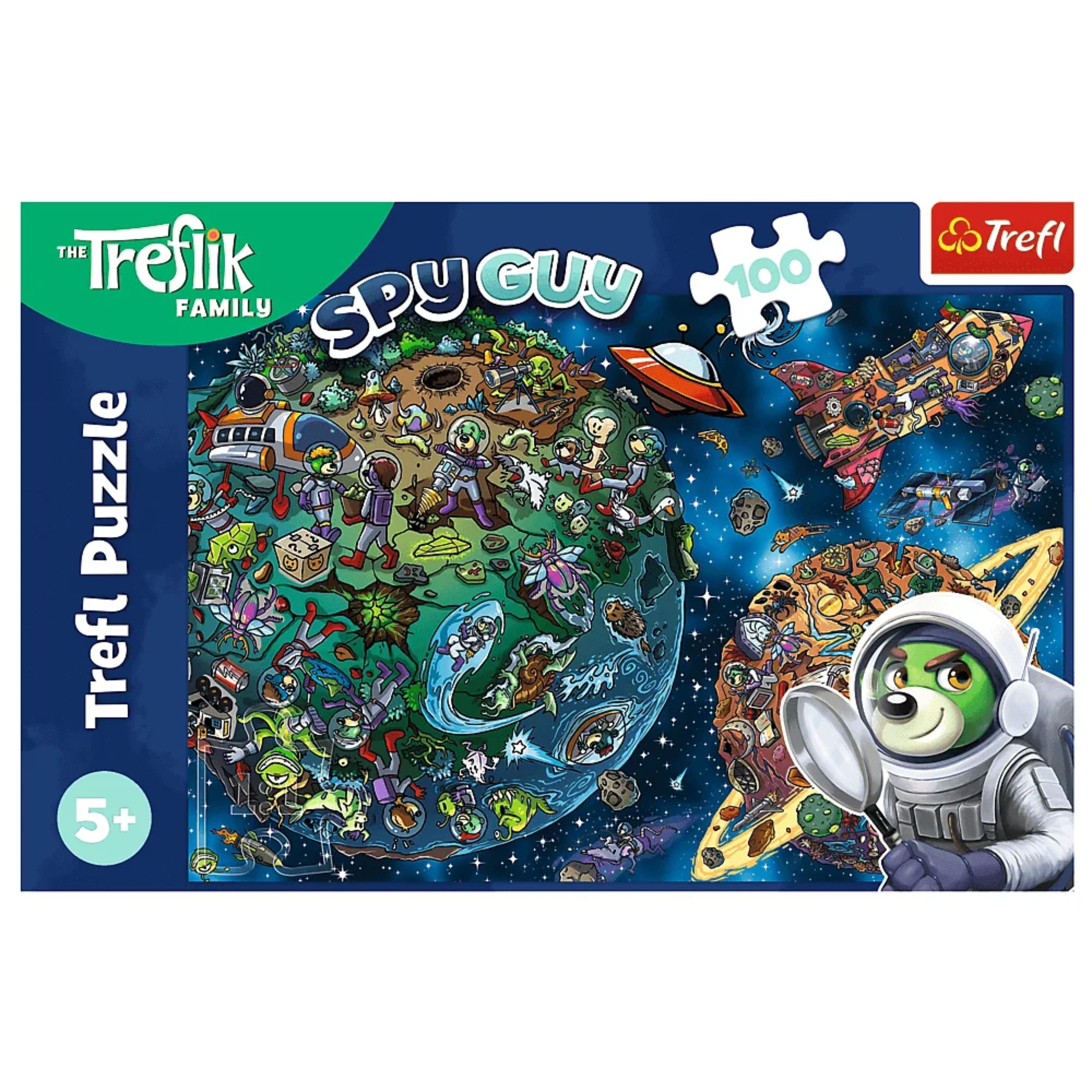 Trefl Kids Treflik Family - Trefliks in Space 100 Piece Puzzle