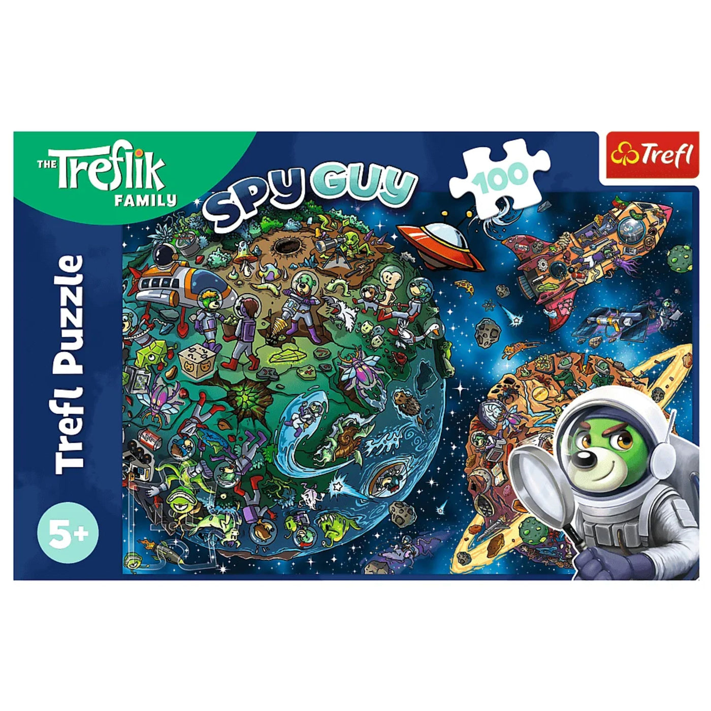 Trefl Kids Treflik Family - Trefliks in Space 100 Piece Puzzle