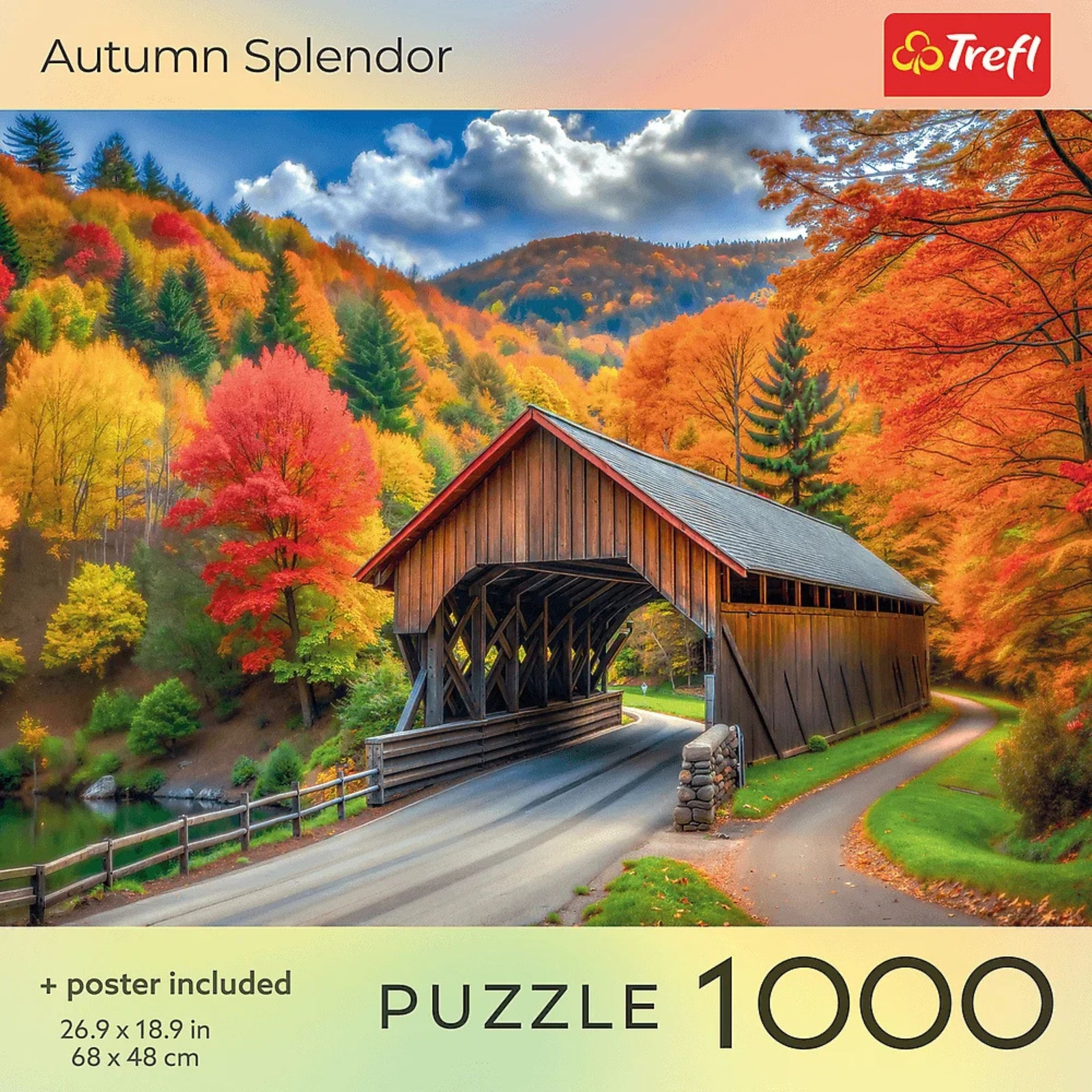 Trefl Red Autumn Splendor 1000 Piece Puzzle