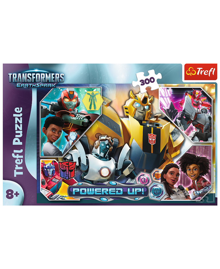 Trefl Red 300 Piece Puzzle - In the World of Transformers