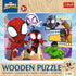Trefl Wood Craft 24 Piece Wooden Puzzle - Marvel Brave Spidey and friends / Spidey and his Amazing Friends