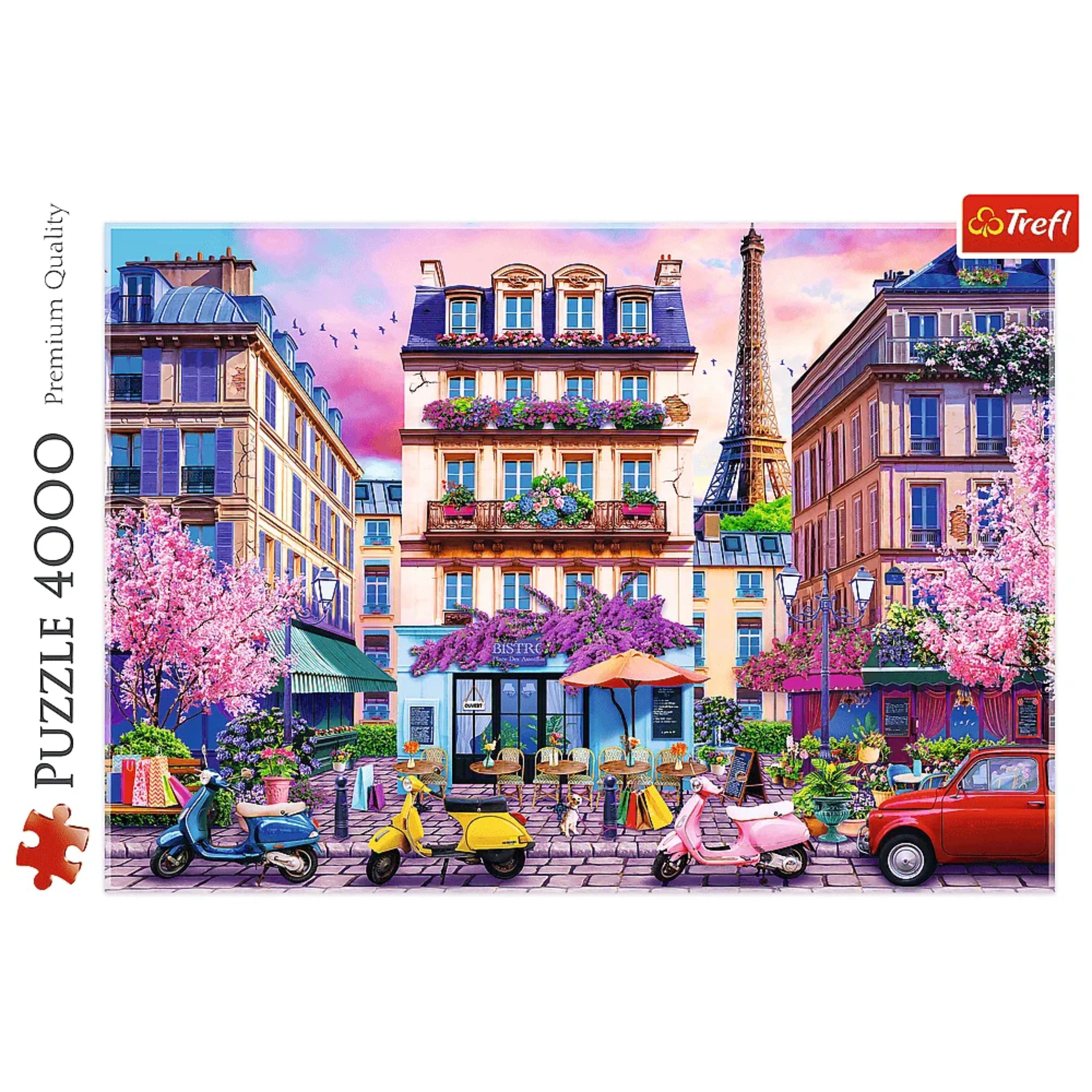 Trefl Red 4000 Piece Puzzle - Spring in Paris