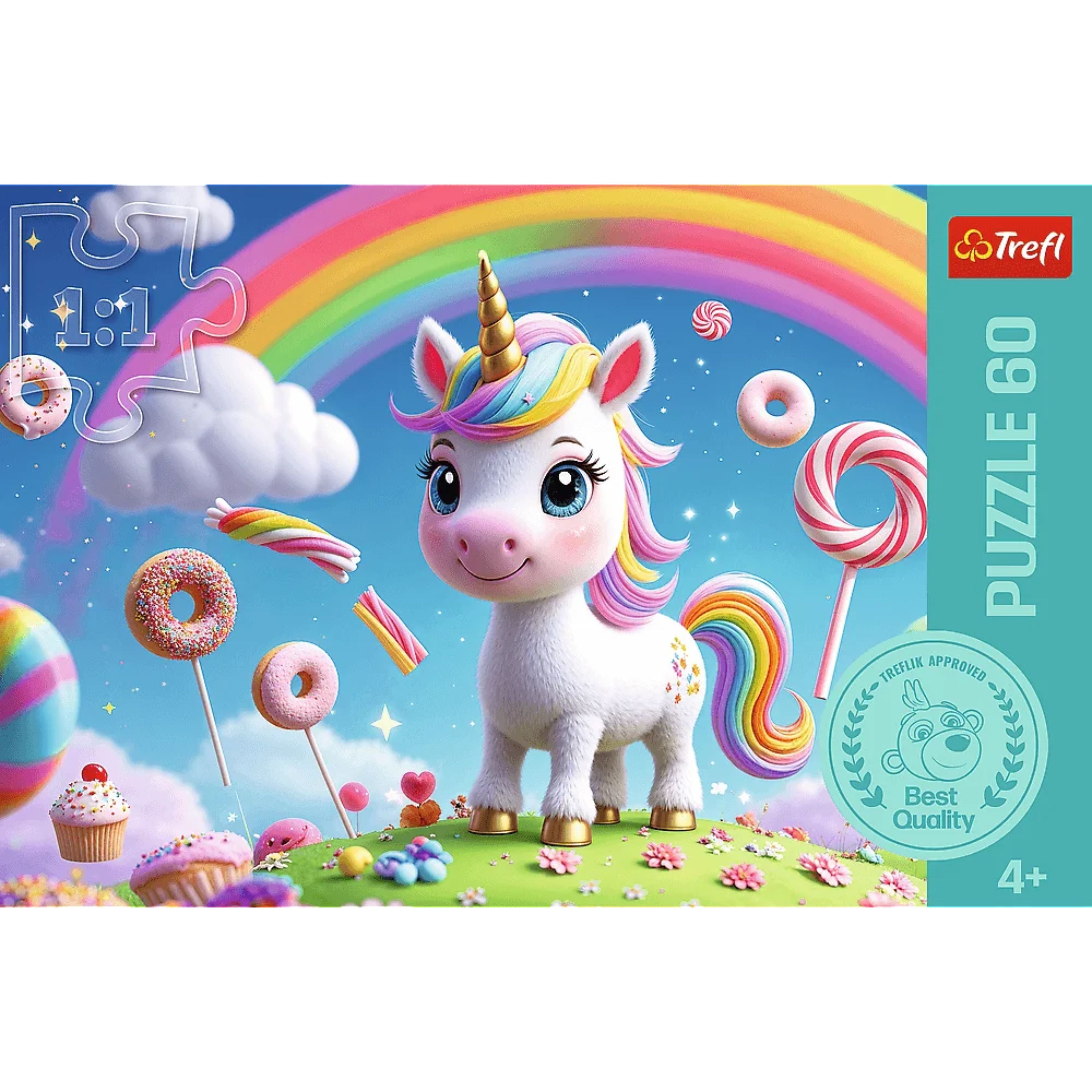 Trefl Kids Treflik Laurel - Candy's World 60 Piece Puzzle