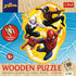 Trefl Wood Craft 50 Piece Wooden Puzzle - Marvel Spider-Man Ready in Action