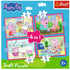 Trefl 4 in 1 (12, 20, 24 & 15 Piece) Puzzle - Peppa Pig Loves Adventures