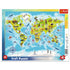 Trefl Preschool 25 Piece Puzzle - World Map with Animals