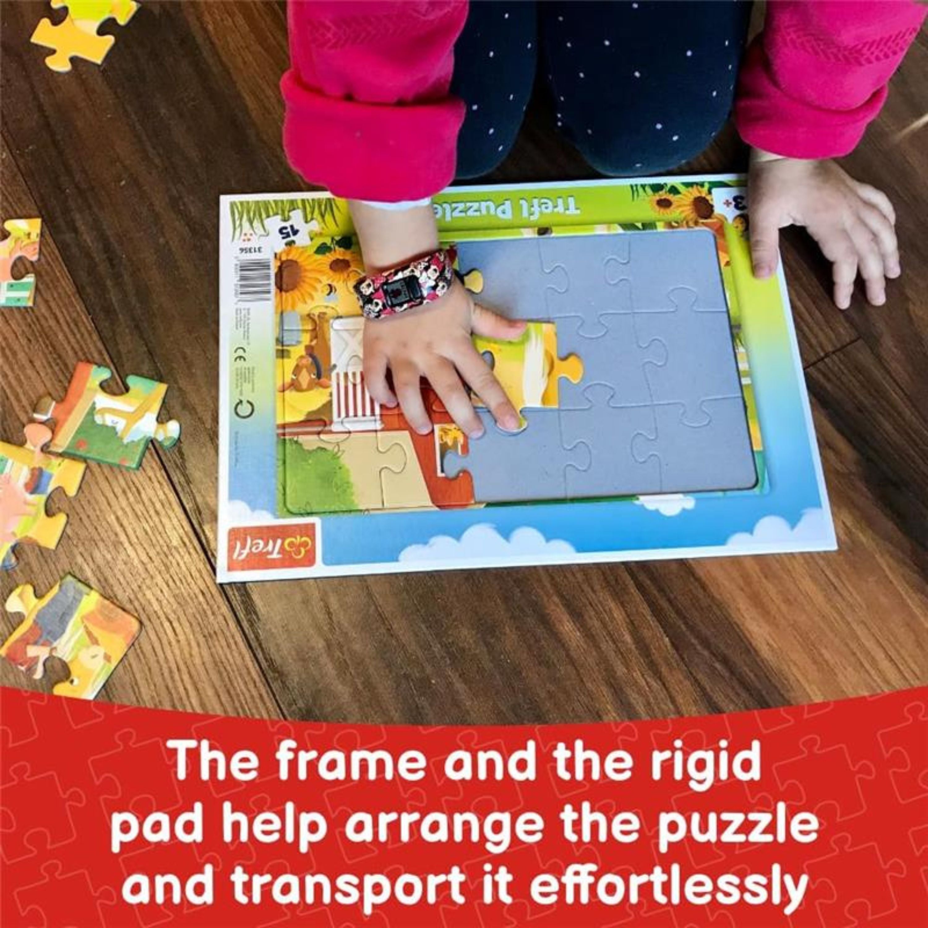 Trefl Preschool 25 Piece Puzzle - World Map with Animals