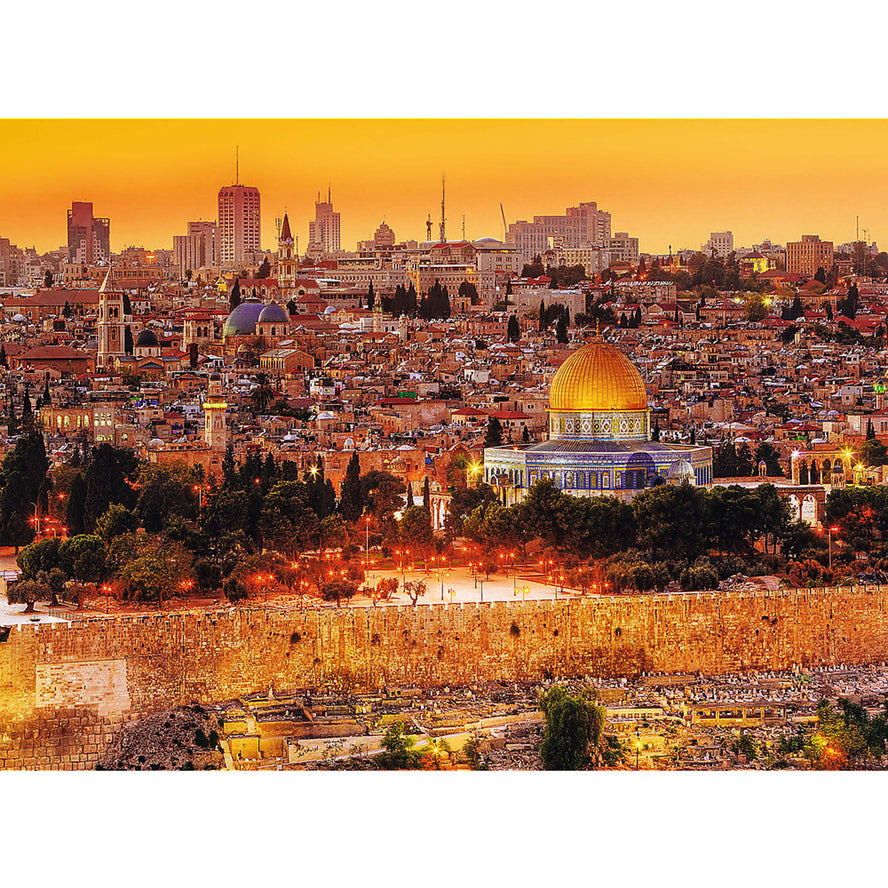 Trefl Red 3000 Piece Puzzle - The roofs of Jerusalem / Fototeca