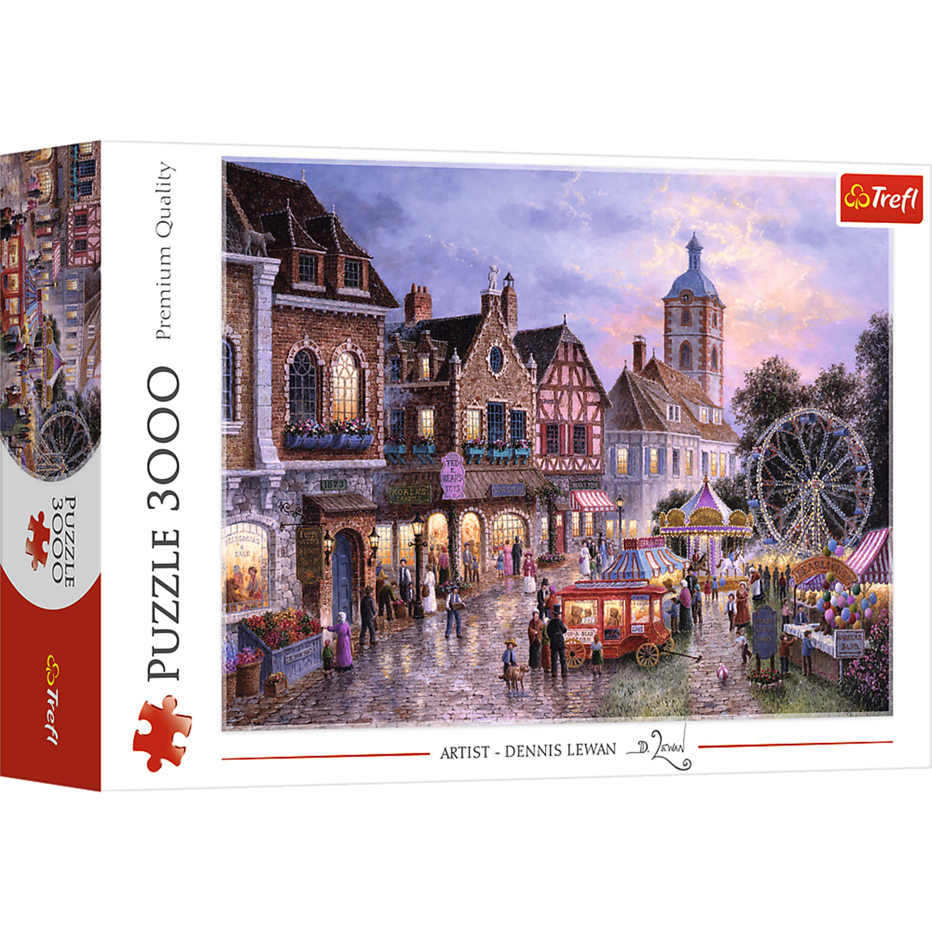 Trefl Red 3000 Piece Puzzle -  Funfair / Art Licencing