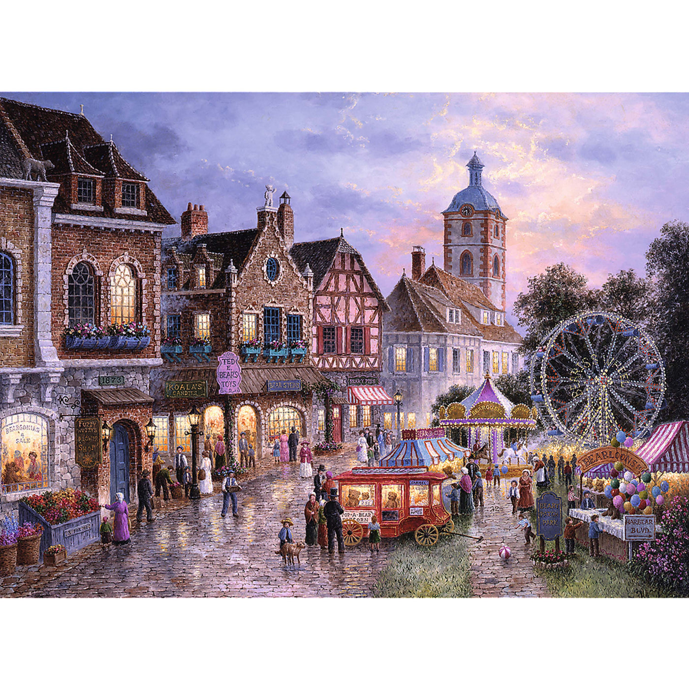 Trefl Red 3000 Piece Puzzle - Funfair / Art Licencing