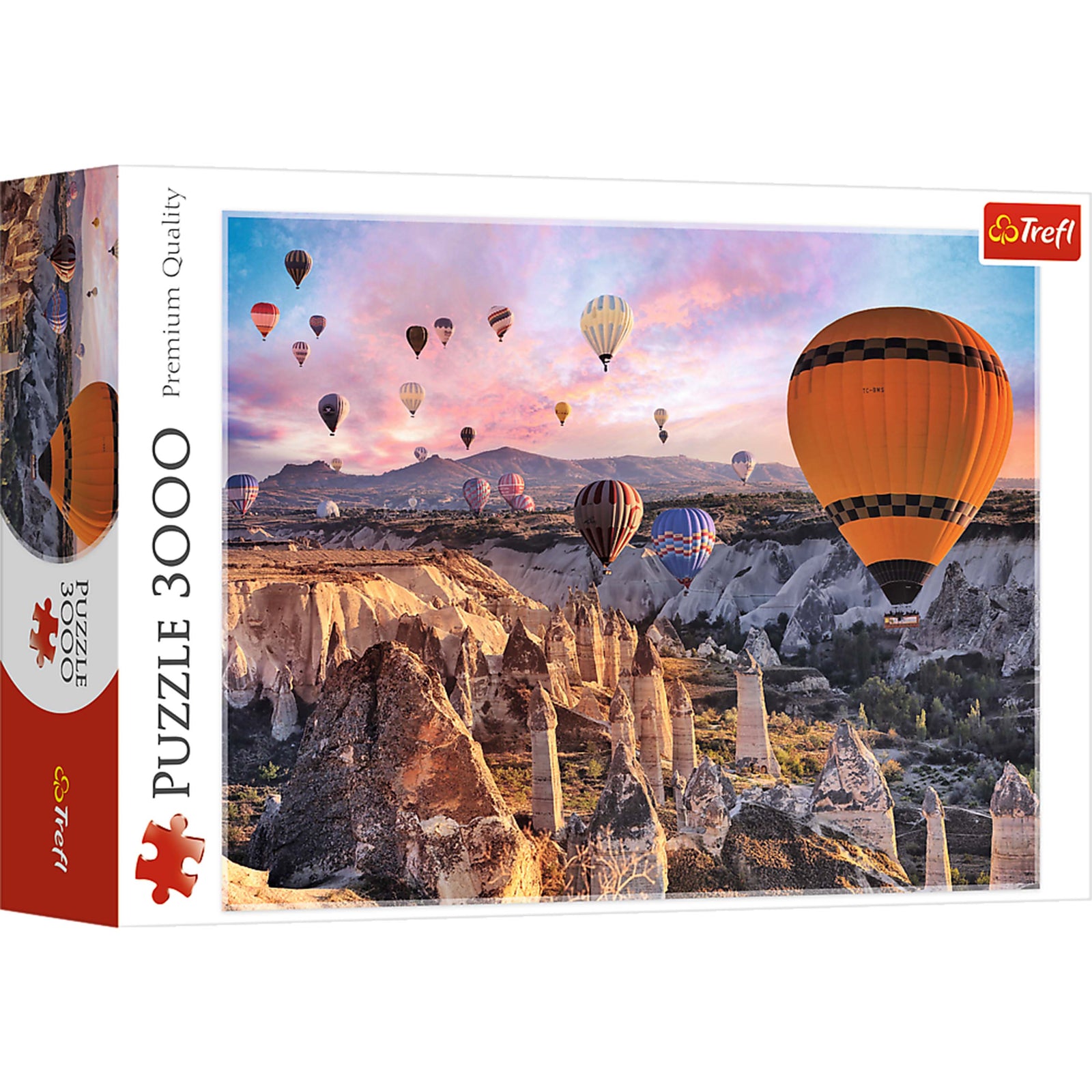 Trefl Red 3000 Piece Puzzle - Balloons over Cappadocia