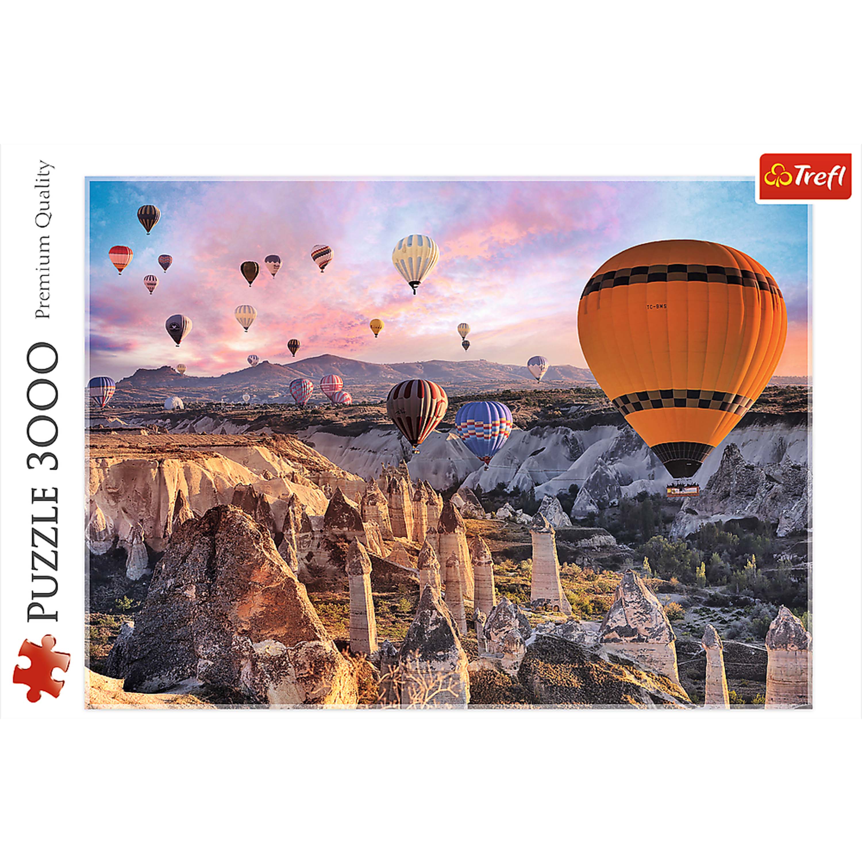 Trefl Red 3000 Piece Puzzle - Balloons over Cappadocia