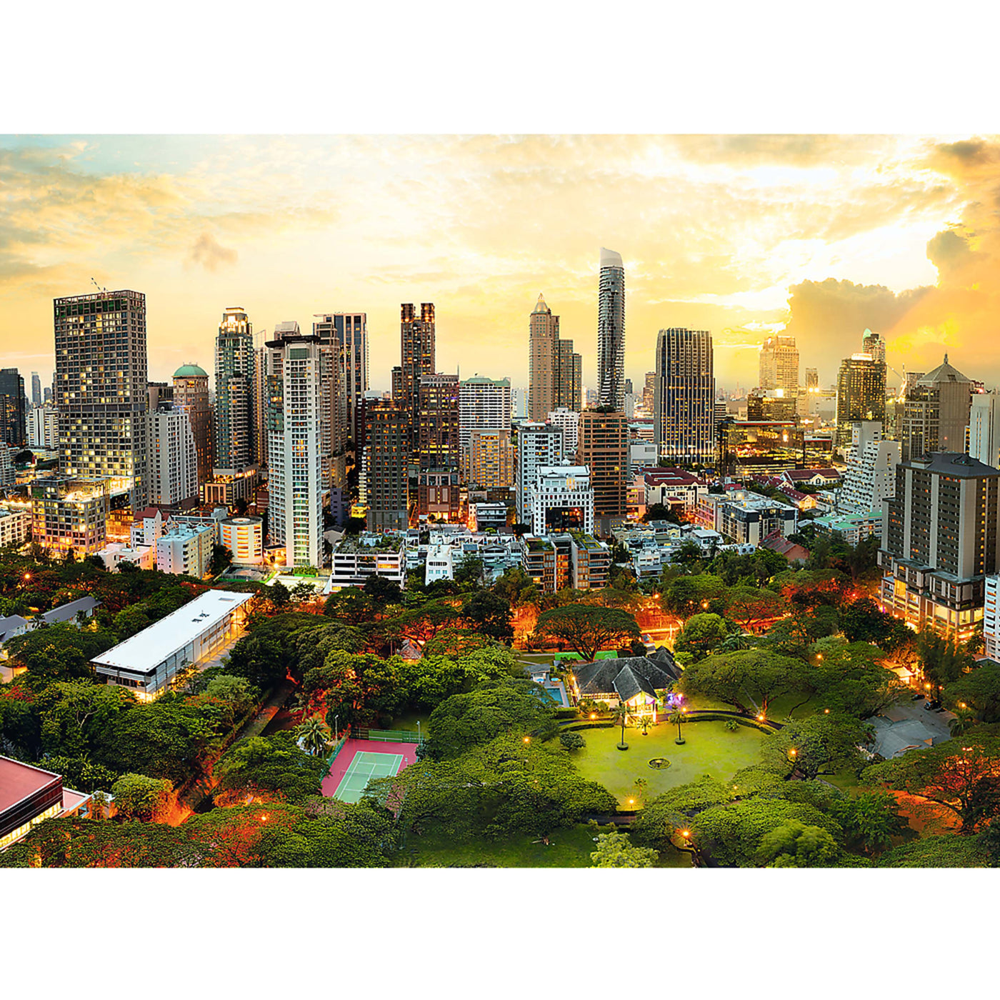 Trefl Red Sunset in Bangkok 3000 Piece Puzzle