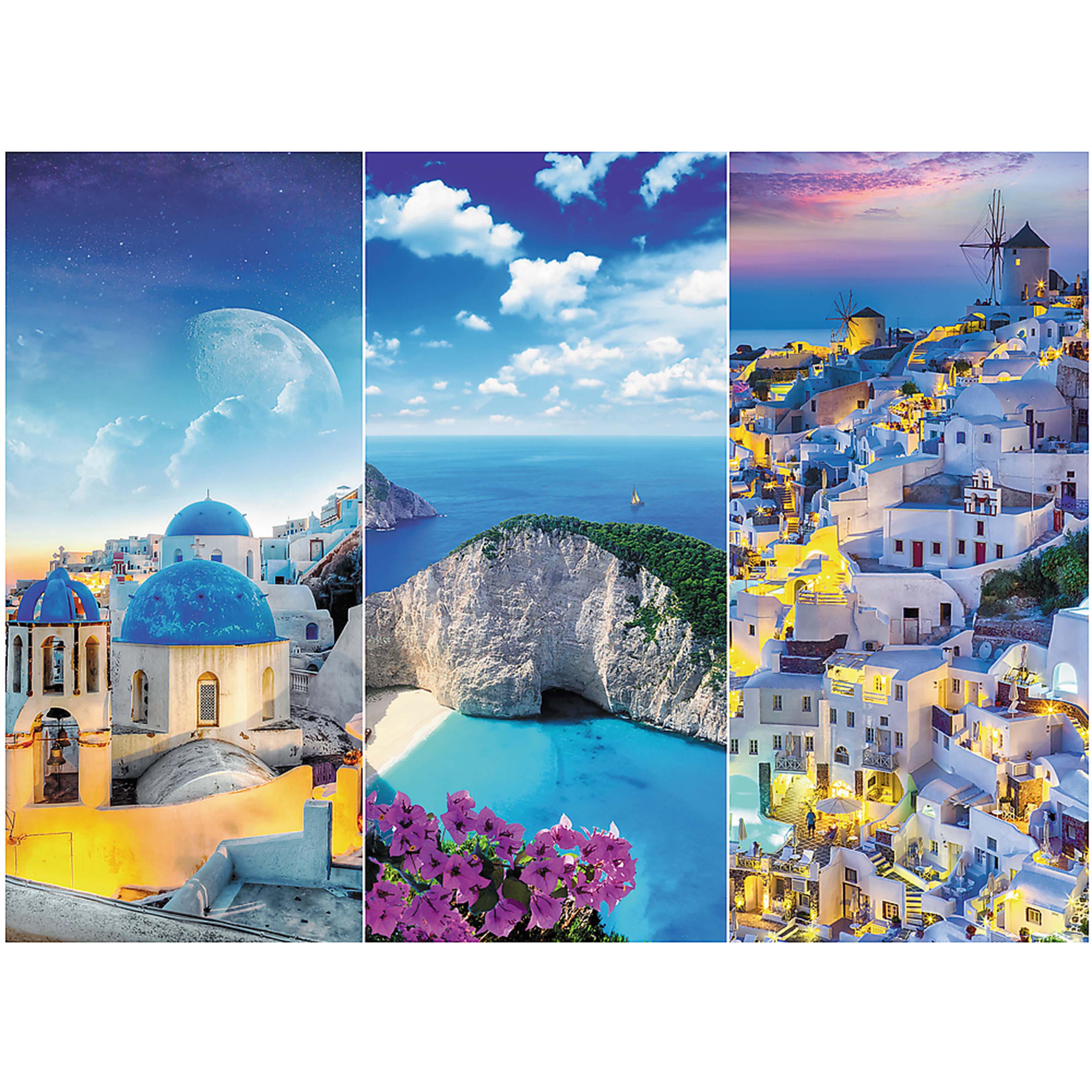 Trefl Red 3000 Piece Puzzle -  Greek holidays