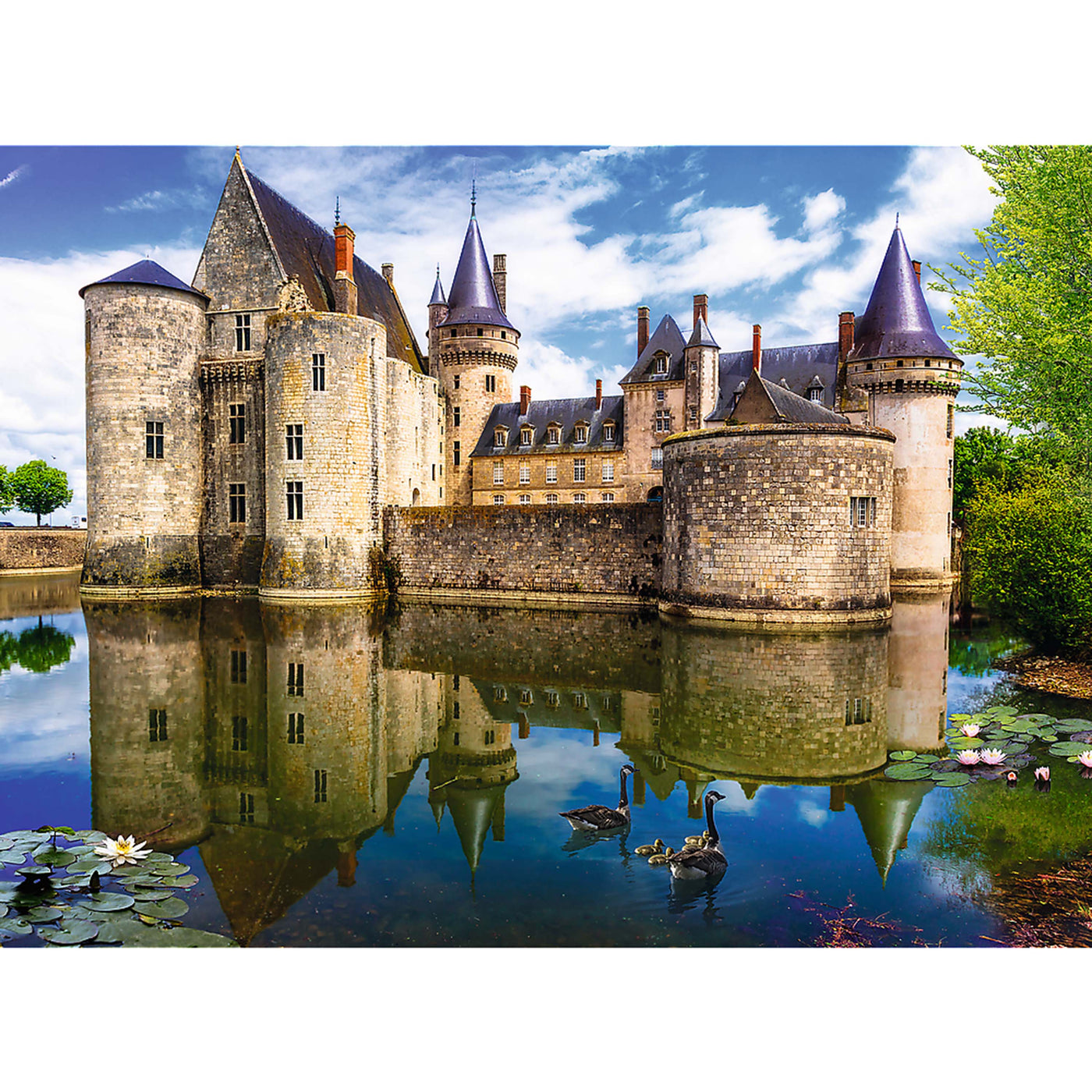 Trefl Red Castle in Sully-sur-Loire, France 3000 Piece Puzzle