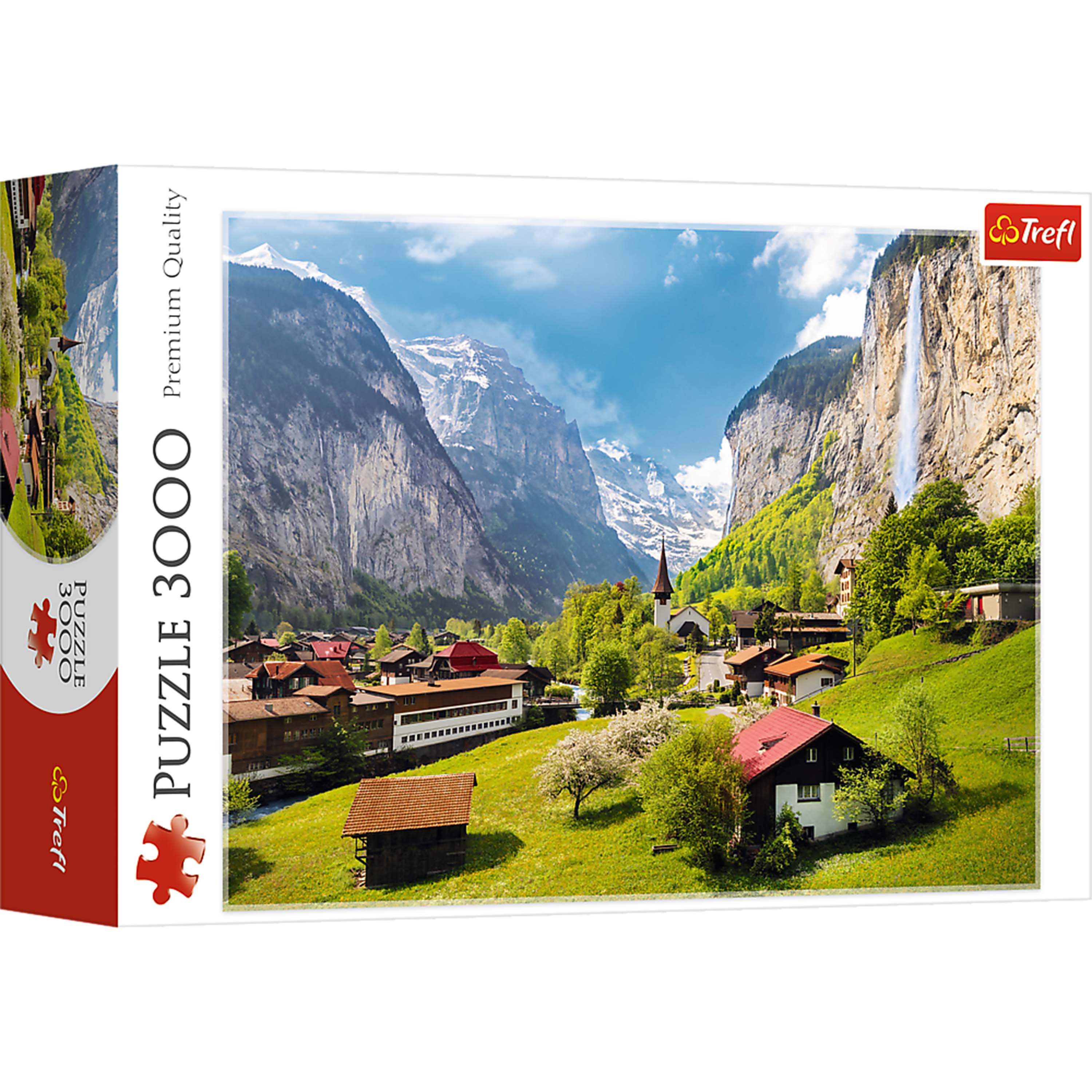 Trefl Red 3000 Piece Puzzle -  Lauterbrunnen, Switzerland