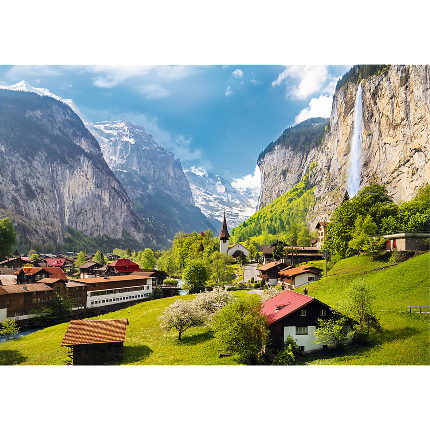 Trefl Red Lauterbrunnen, Switzerland 3000 Piece Puzzle