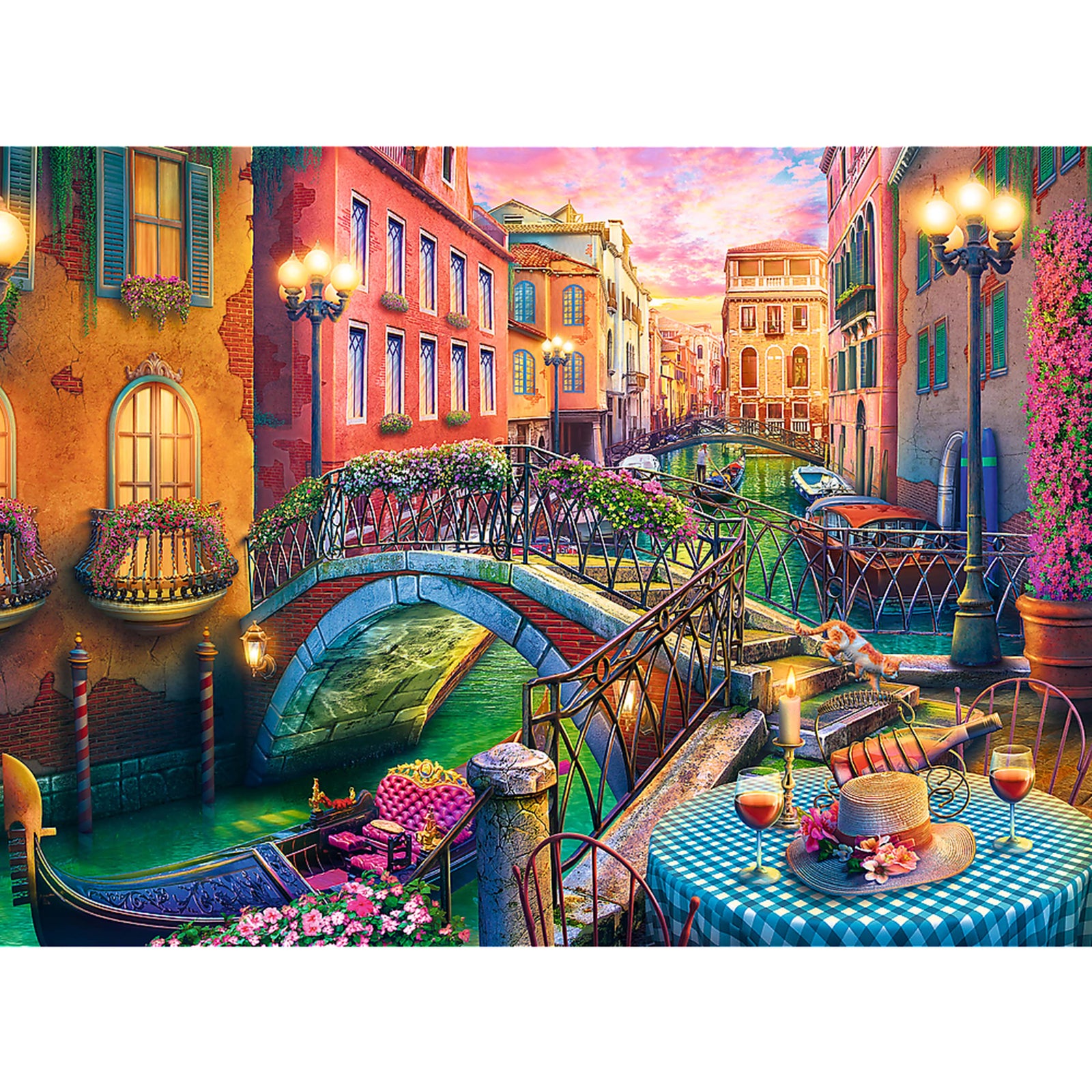 Trefl Red An Evening in Venice 3000 Piece Puzzle