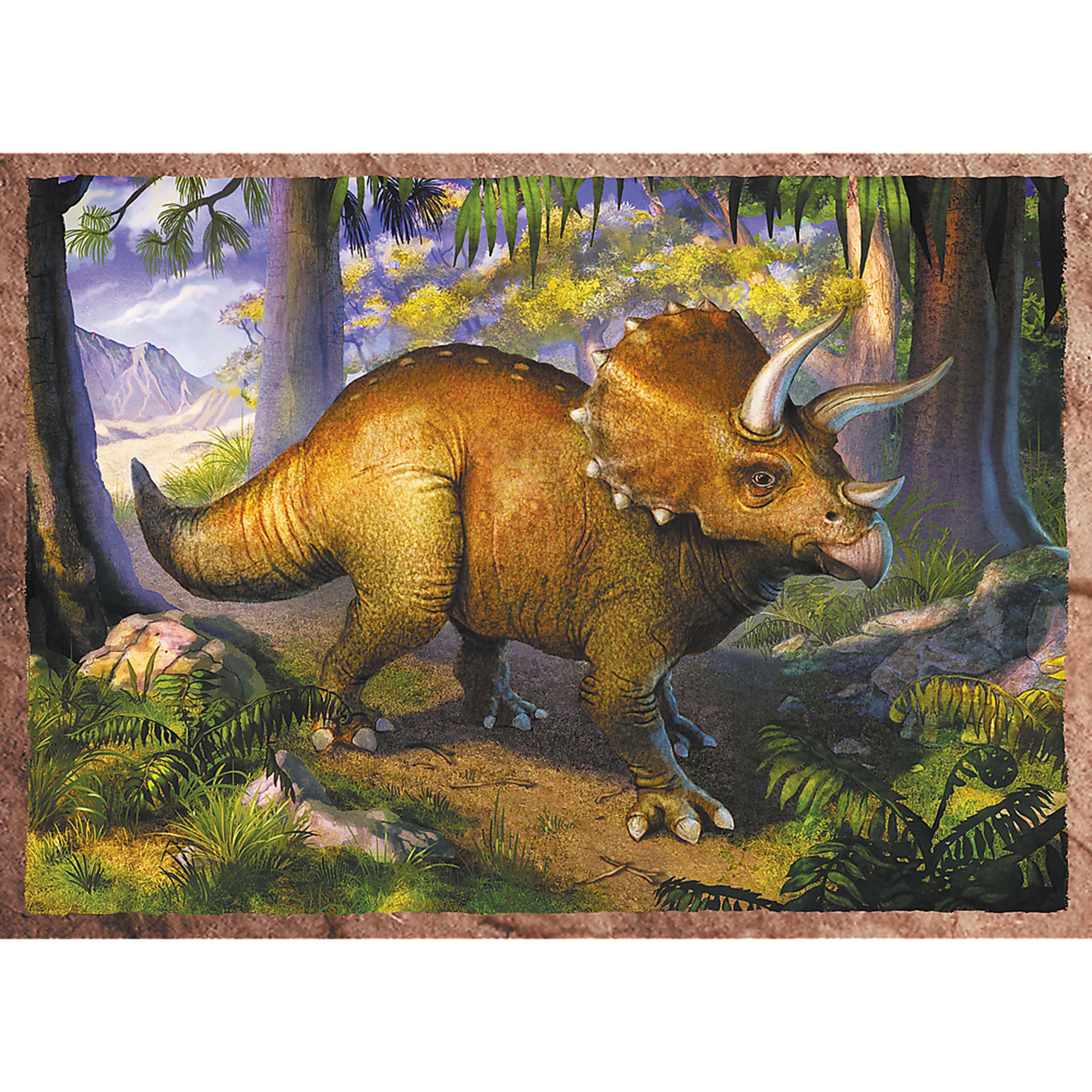 Trefl Preschool 4 in 1 Puzzle - Interesting Dinosaurs