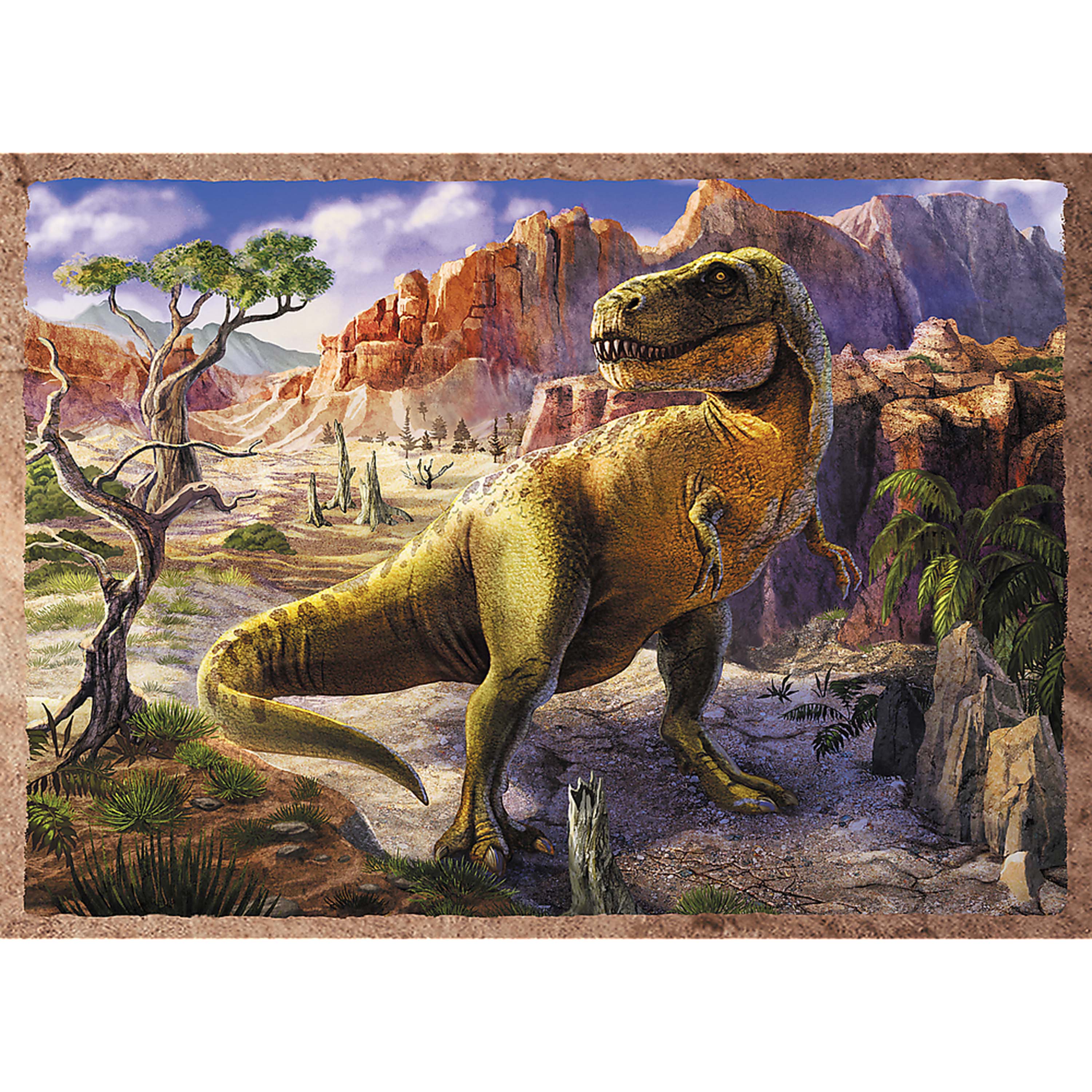 Trefl Preschool 4 in 1 Puzzle - Interesting Dinosaurs