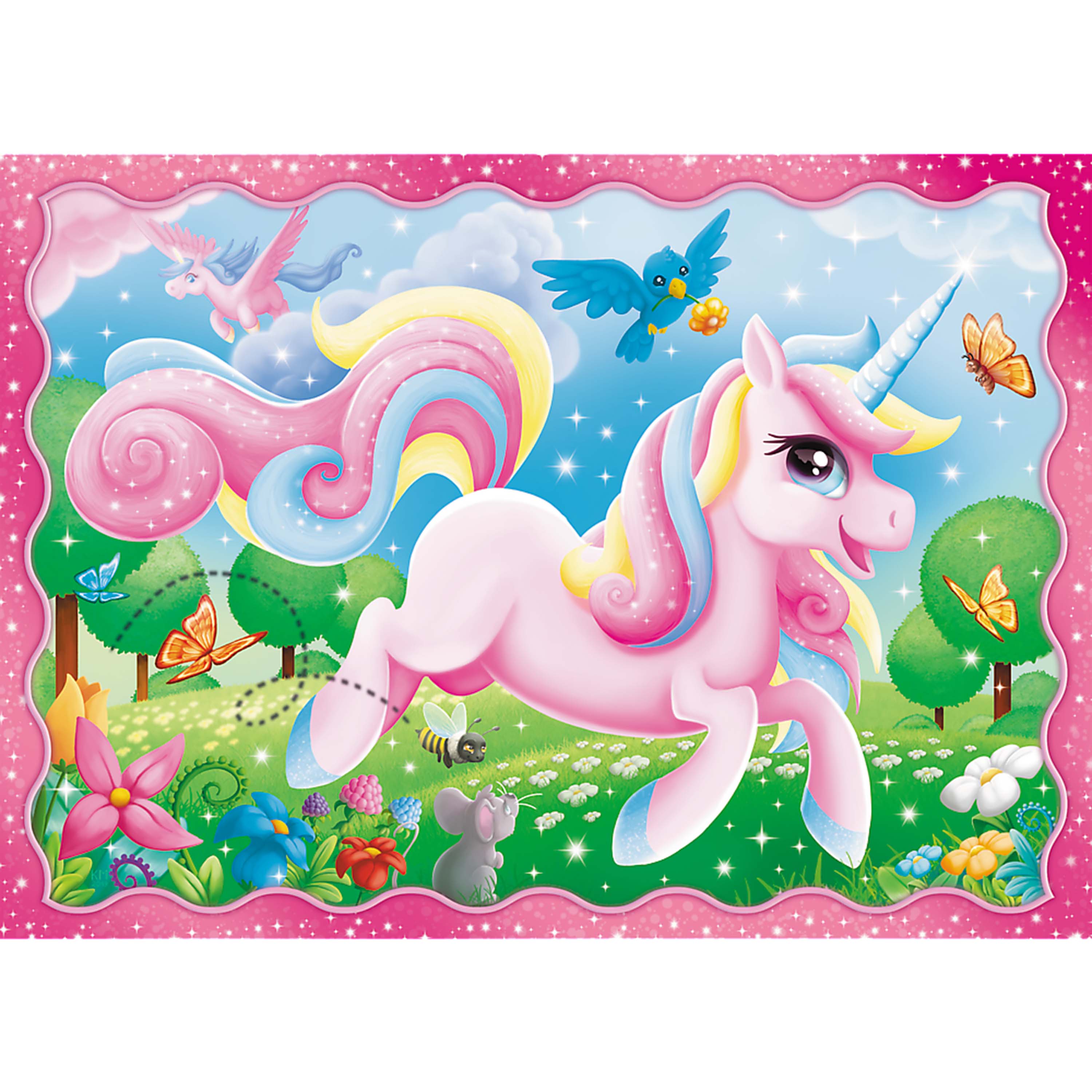 Trefl Preschool 4 in 1 Puzzle - Unicorns and Magic