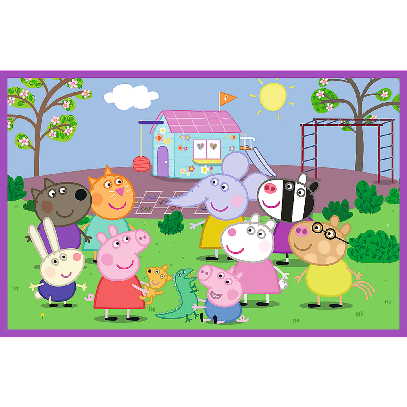 Trefl Kids Peppa on the Playground 2x24 Piece Jigsaw Puzzle
