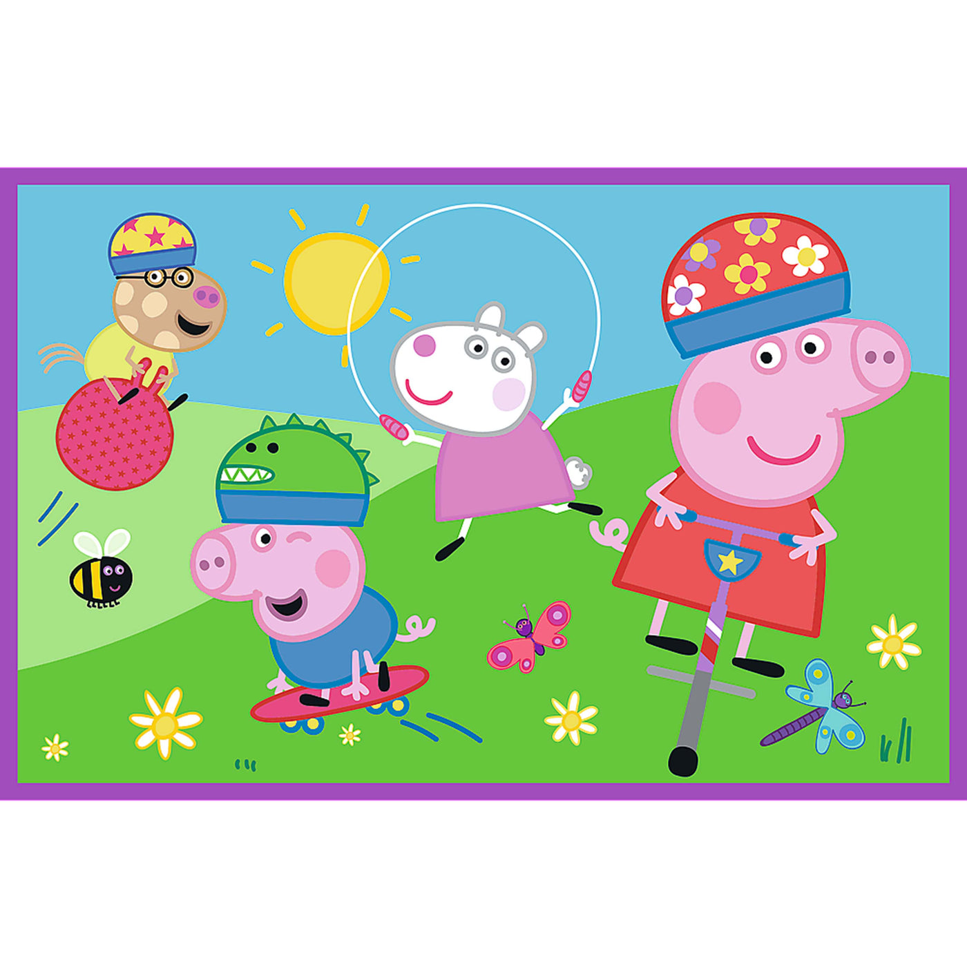 Trefl Kids Peppa on the Playground 2x24 Piece Jigsaw Puzzle