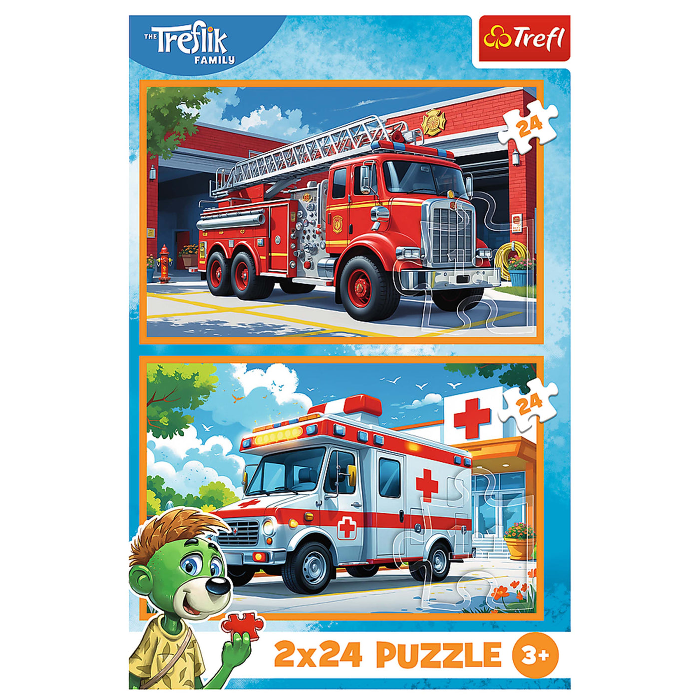 Trefl Kids Treflik Family - In the Land of Joy 2x24 Piece Puzzle
