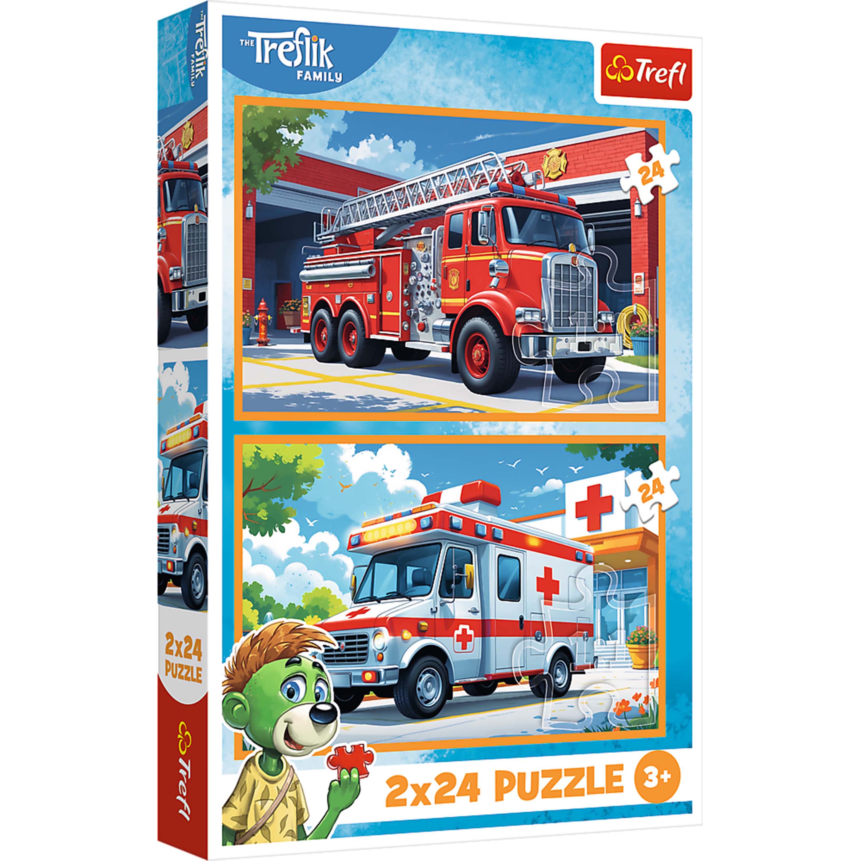 Trefl Kids Treflik Family - In the Land of Joy 2x24 Piece Puzzle