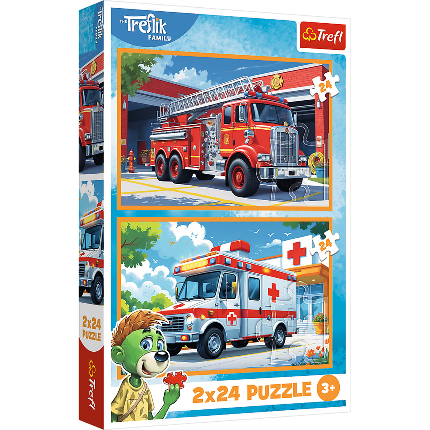 Trefl Kids Treflik Family - In the Land of Joy 2x24 Piece Puzzle