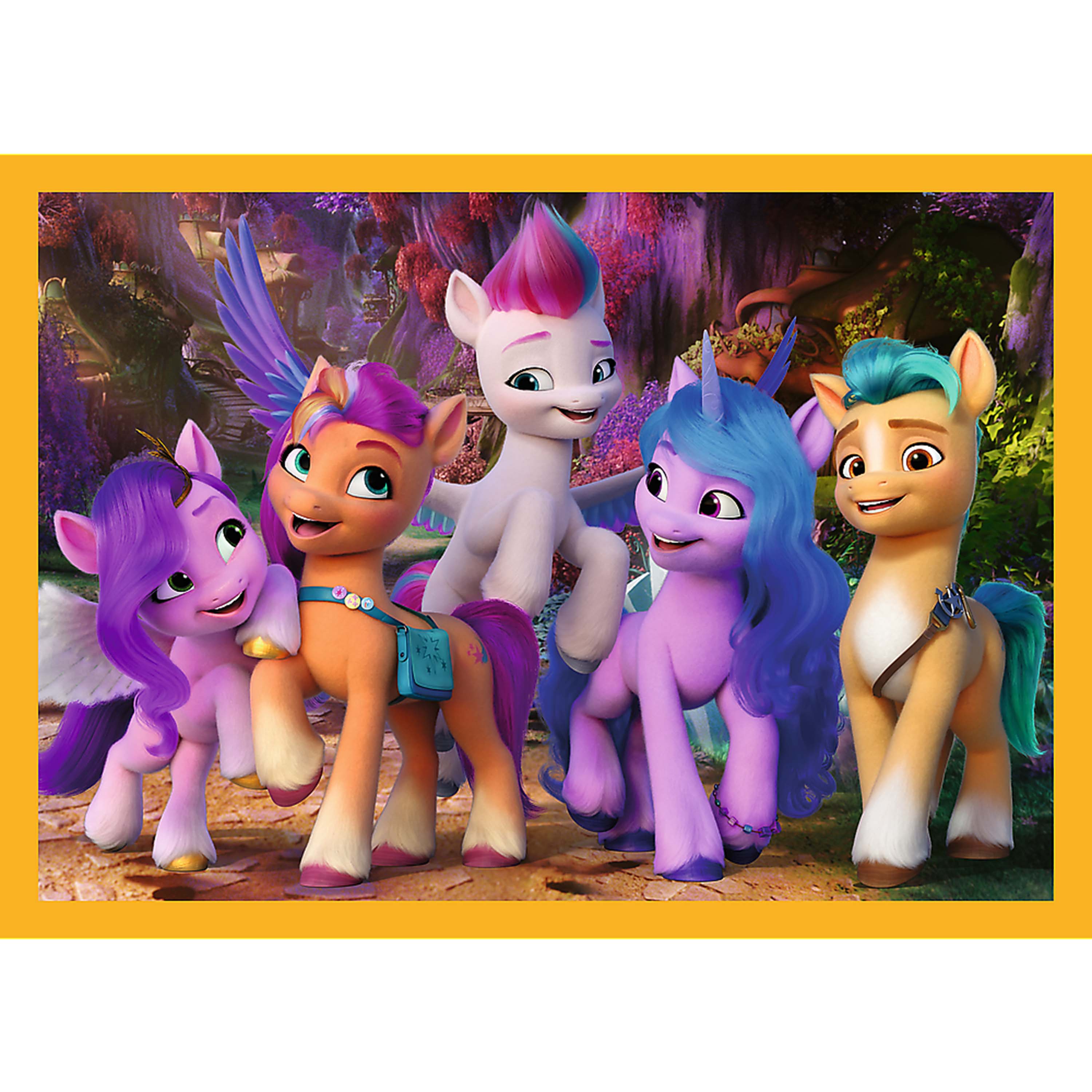 Trefl Red 4 in 1 Puzzle - My Little Pony - Meet the Ponies