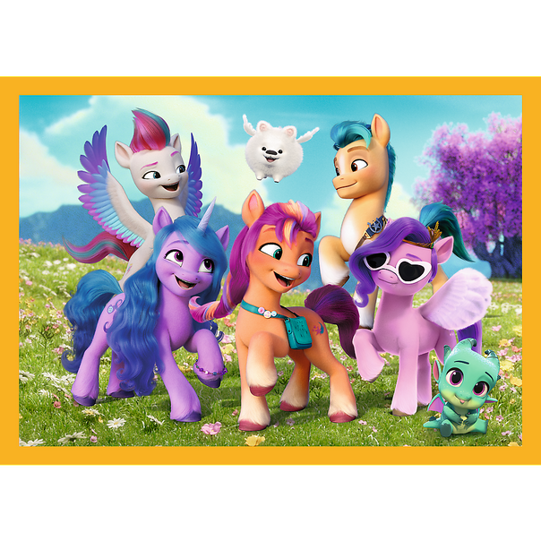 Trefl Red 4 in 1 Puzzle - My Little Pony - Meet the Ponies