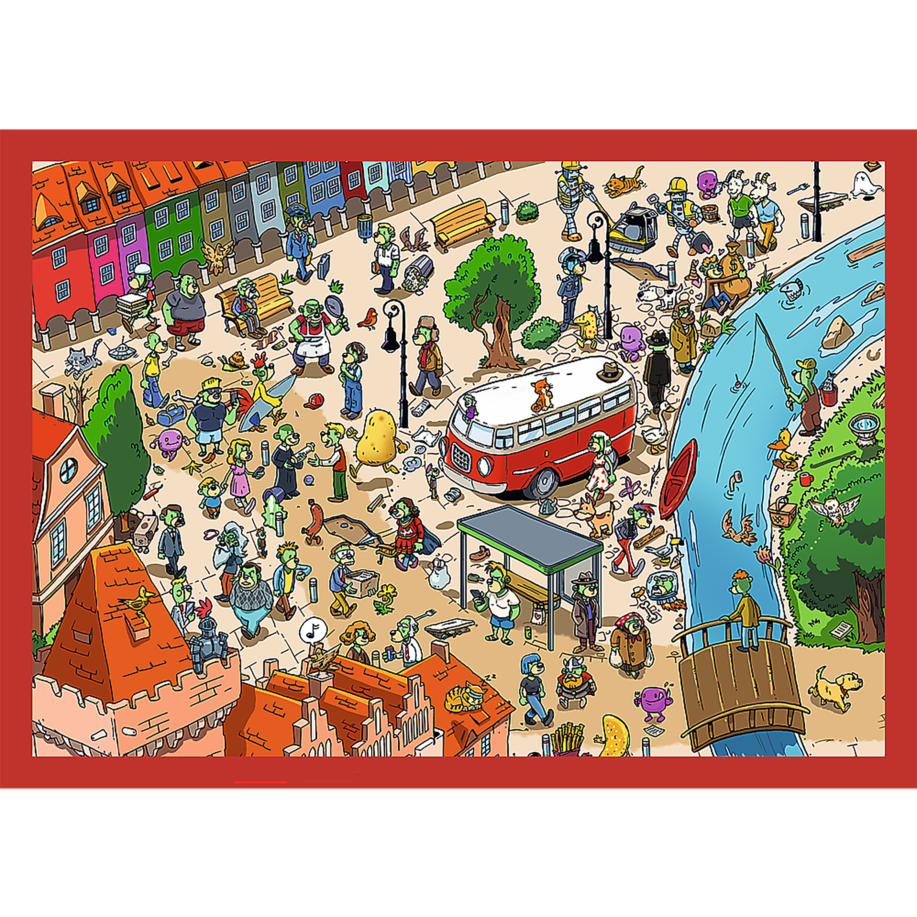 Trefl Kids Treflik Familiy - The Trefliks' Travels 4in1 (35/48/54/70 Piece) Puzzle