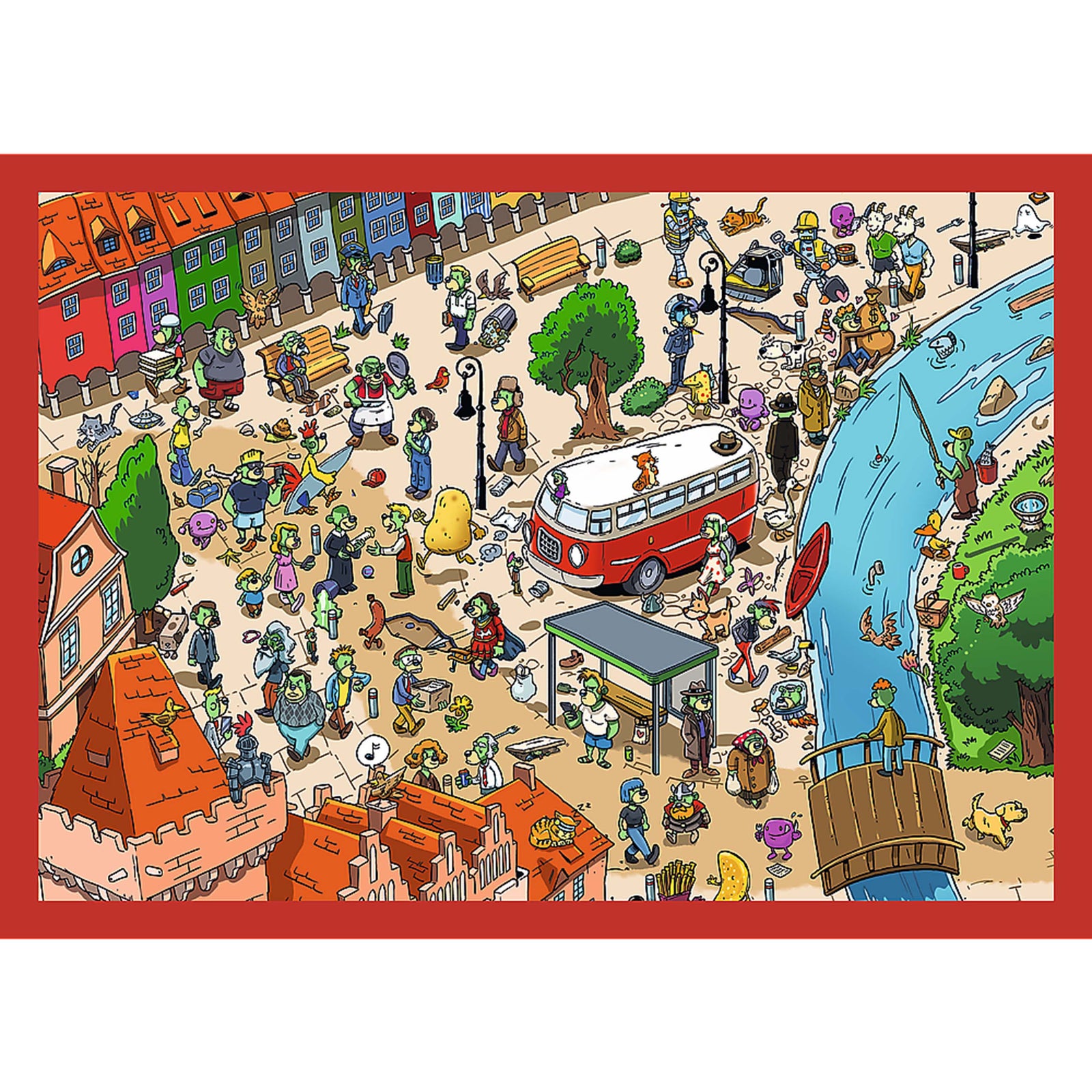 Trefl Kids Treflik Familiy - The Trefliks' Travels 4in1 (35/48/54/70 Piece) Puzzle