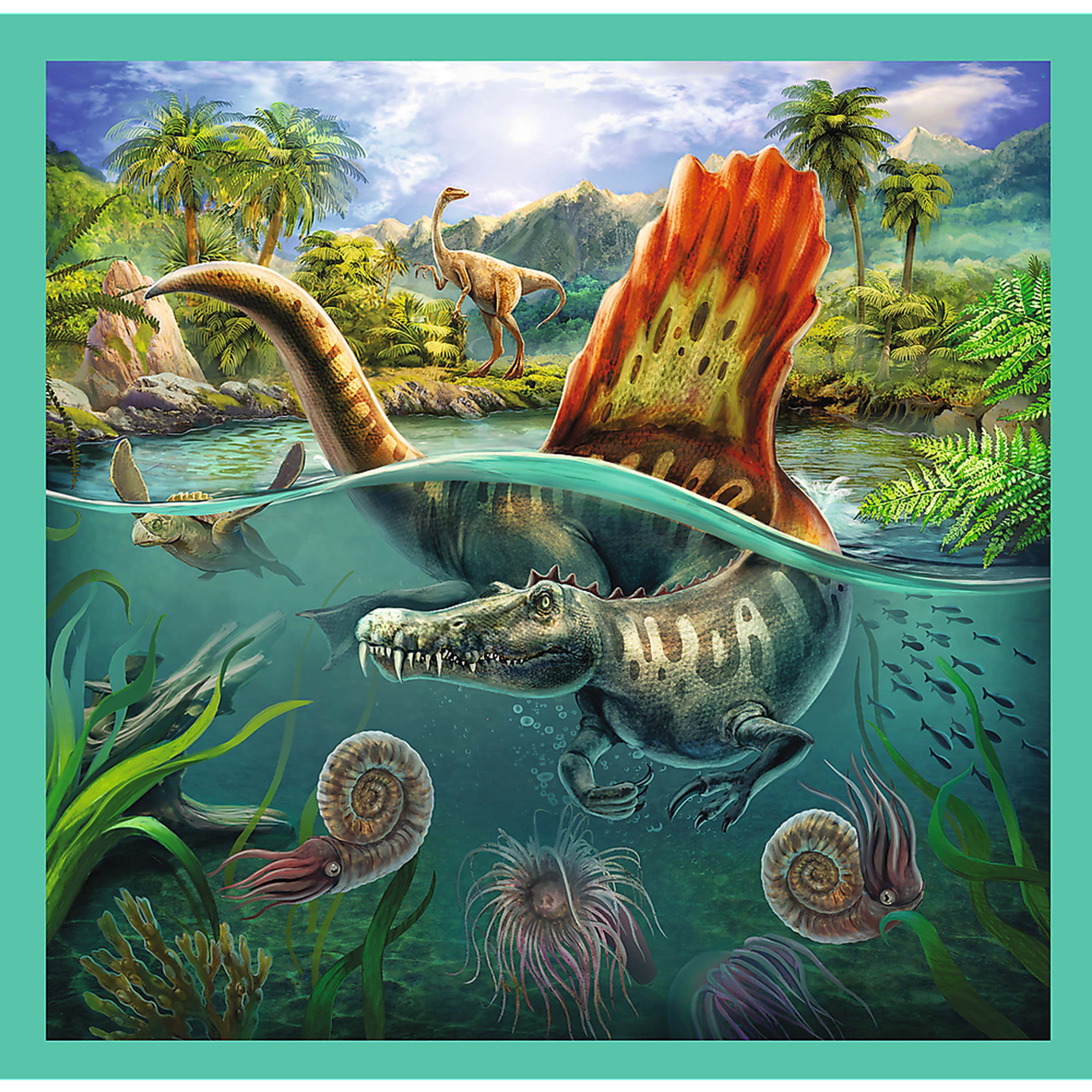 Trefl Preschool 3 in 1 Puzzle - The Extraordinary World of Dinosaurs