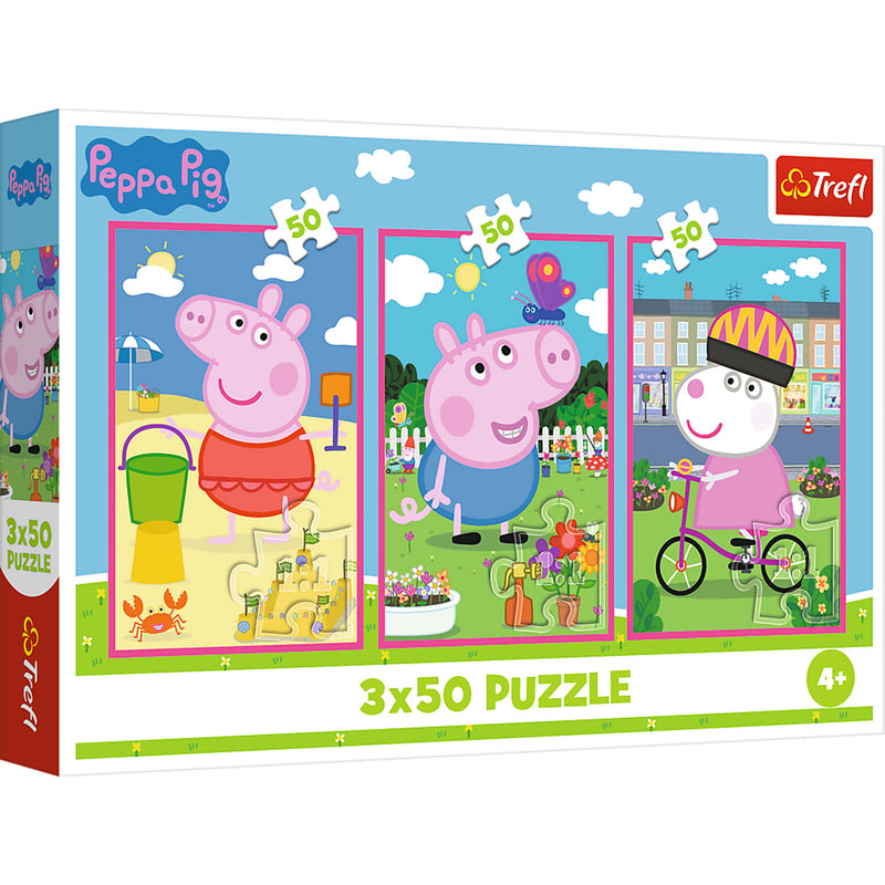 Trefl Kids Peppa Pig The Power of Friendship 3x50 Piece Jigsaw Puzzle