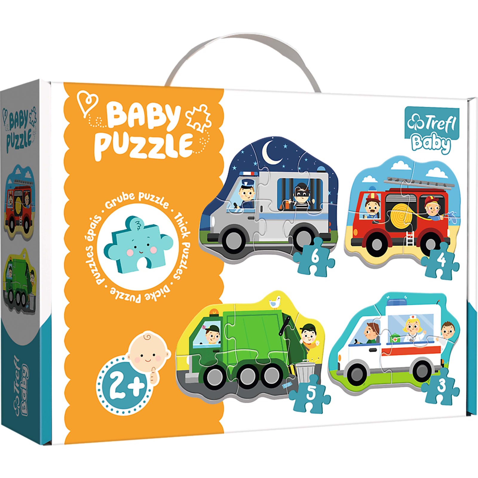 Trefl Baby Classic Puzzle - Vehicles and Jobs