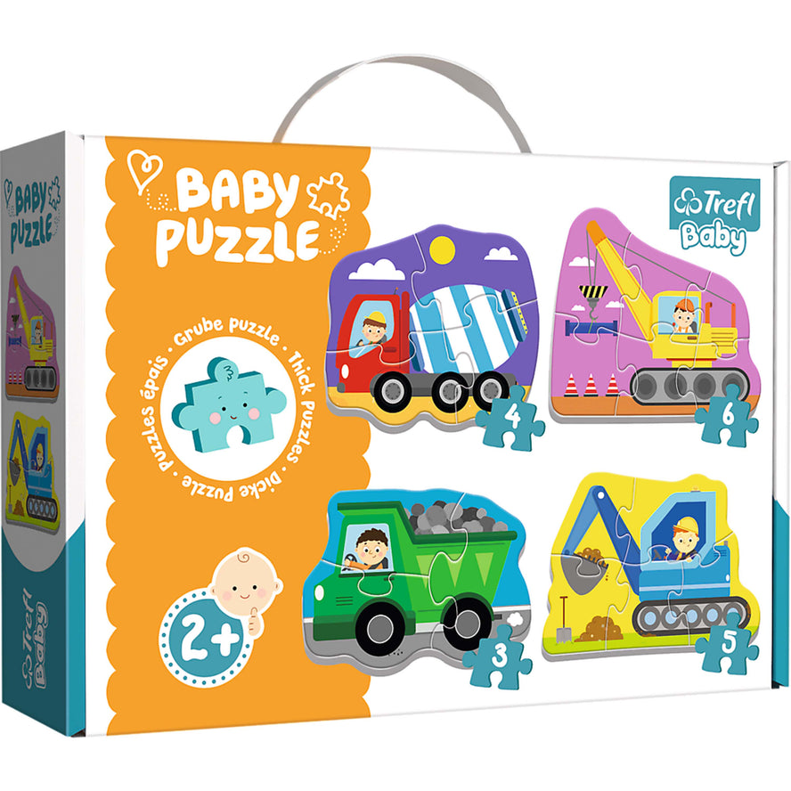 Trefl Baby Classic Puzzle - Vehicles on the Construction Site