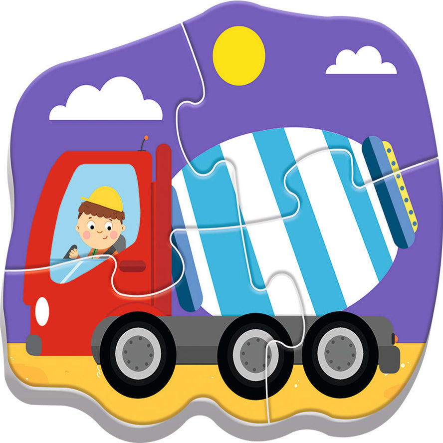 Trefl Baby Classic Puzzle - Vehicles on the Construction Site