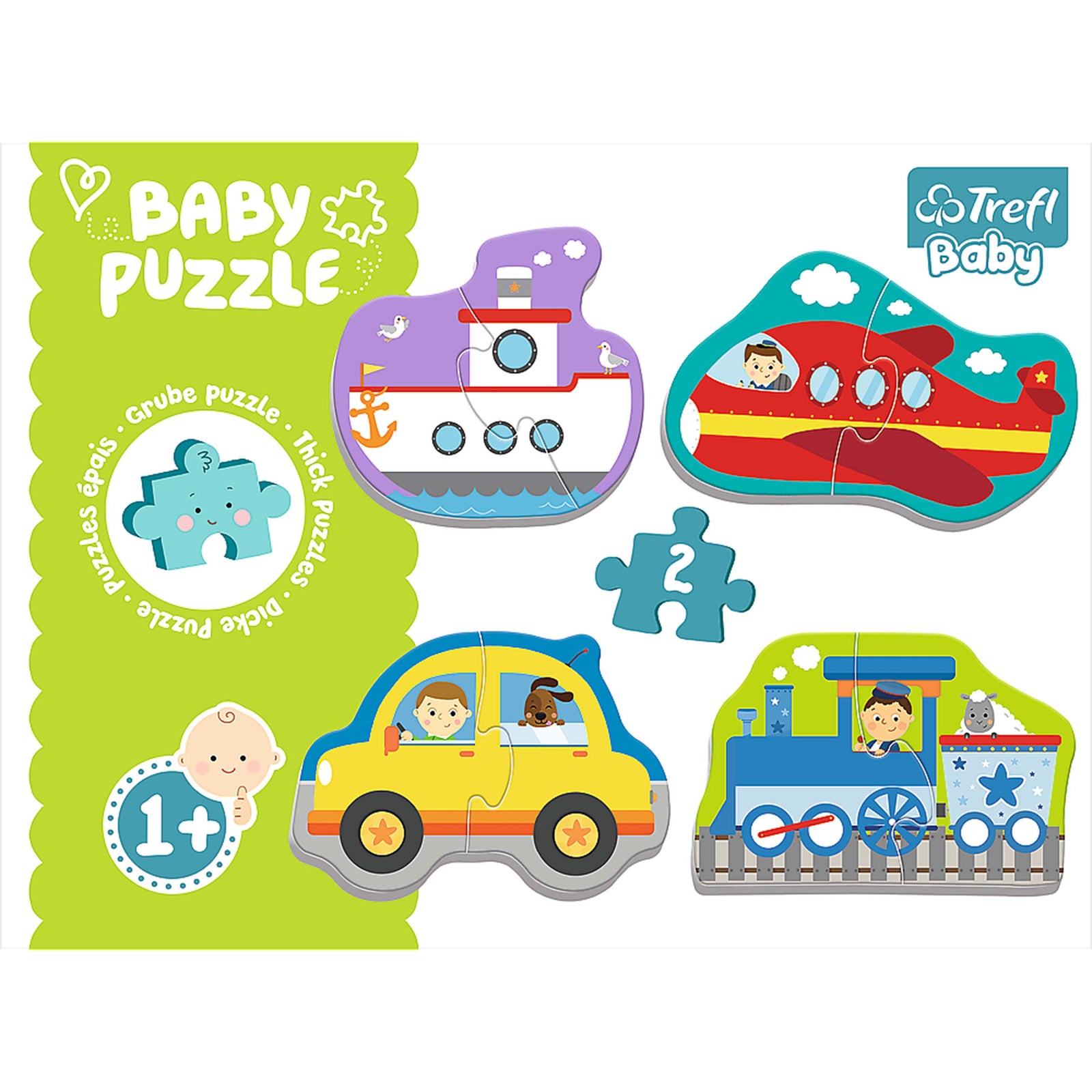 Trefl Baby Classic Puzzle - Transport Vehicles